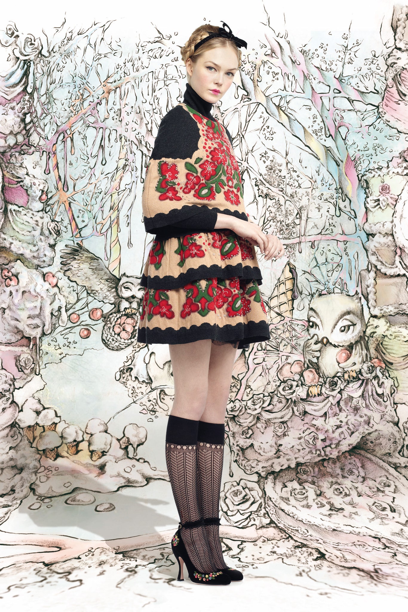 Red Valentino F/W 13 Look 1