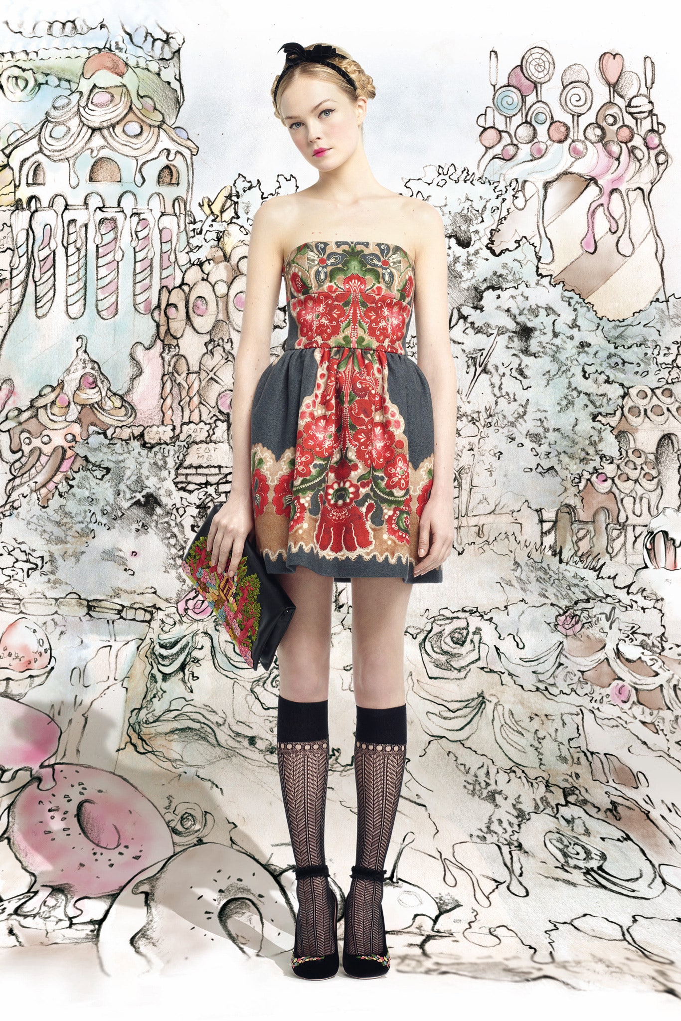 Red Valentino F/W 13 Look 2