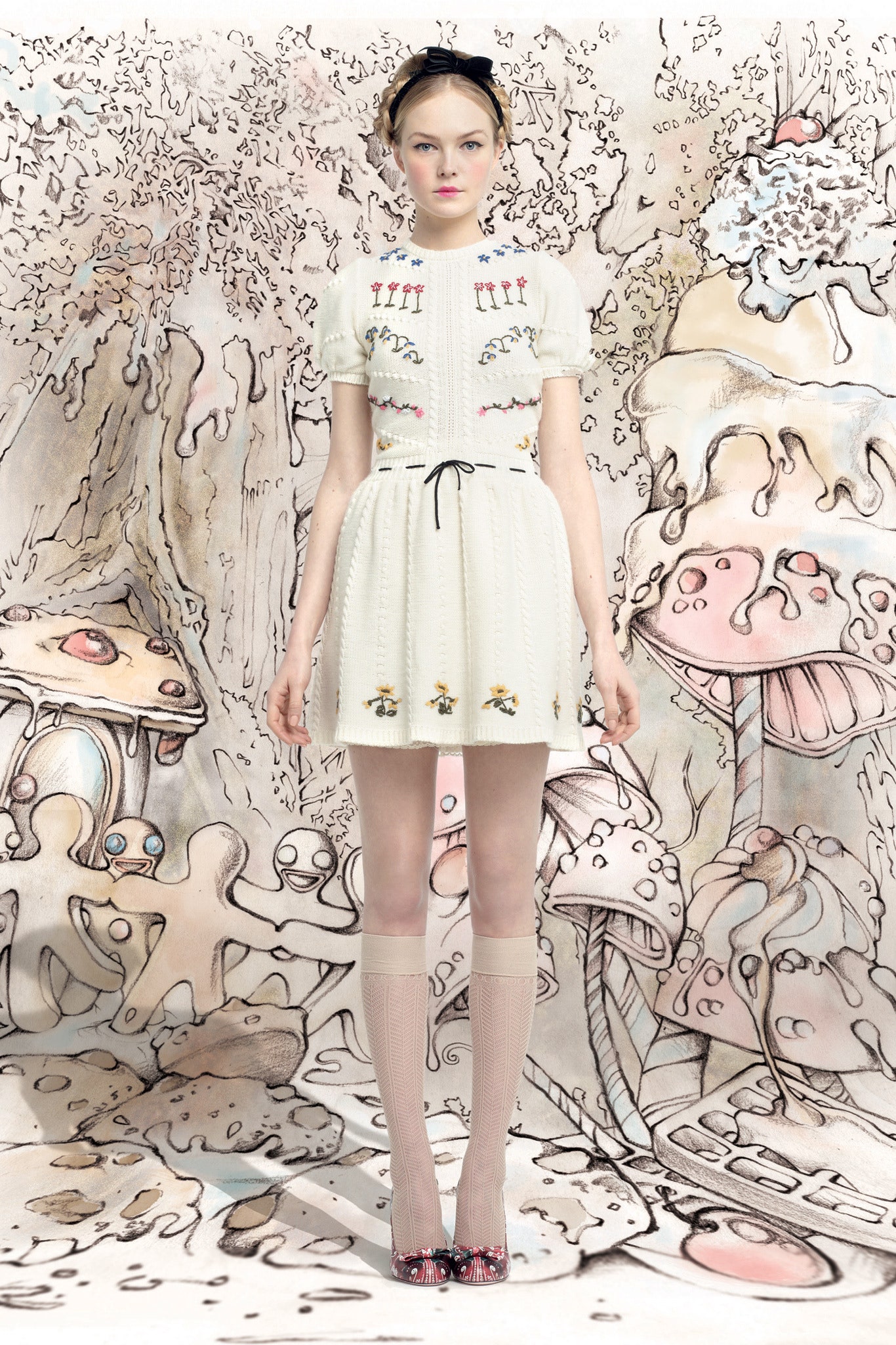 Red Valentino F/W 13 Look 4