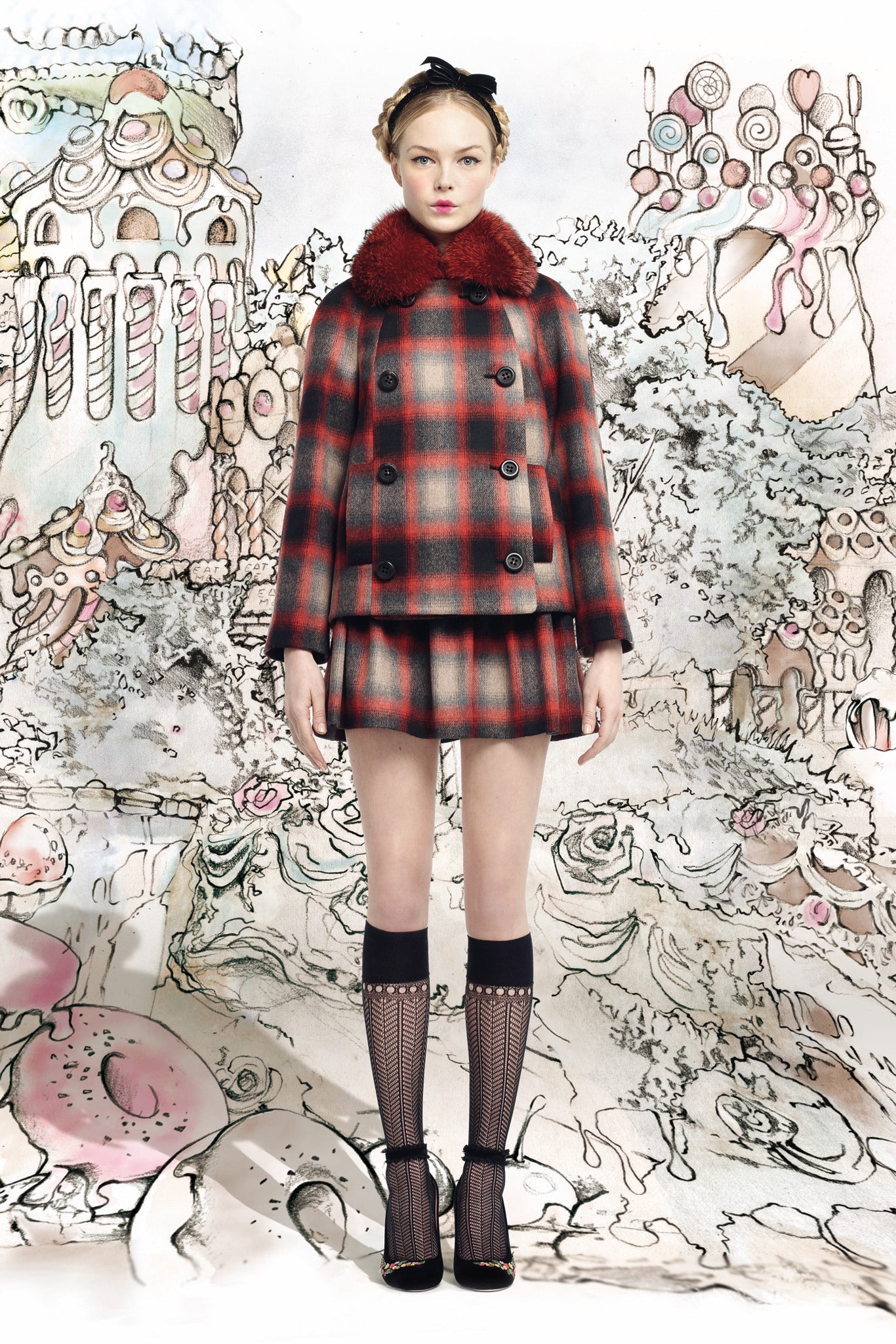 Red Valentino F/W 13 Look 6