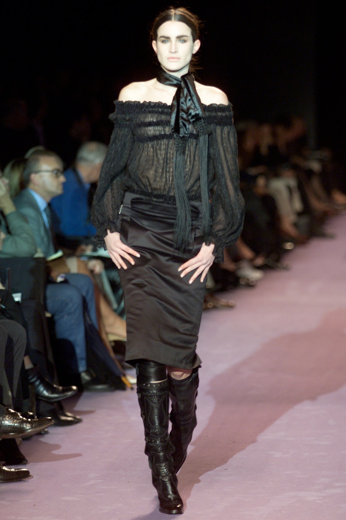 Saint Laurent F/W 01 Look 10