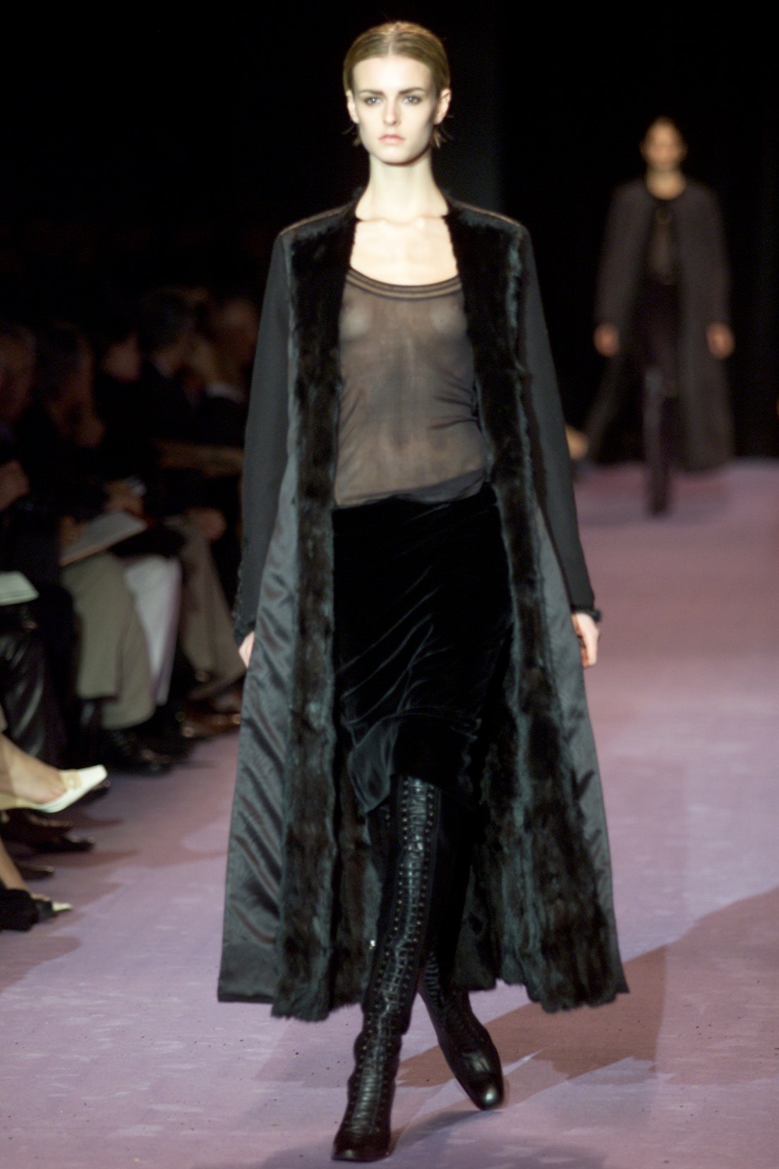 Saint Laurent F/W 01 Look 35