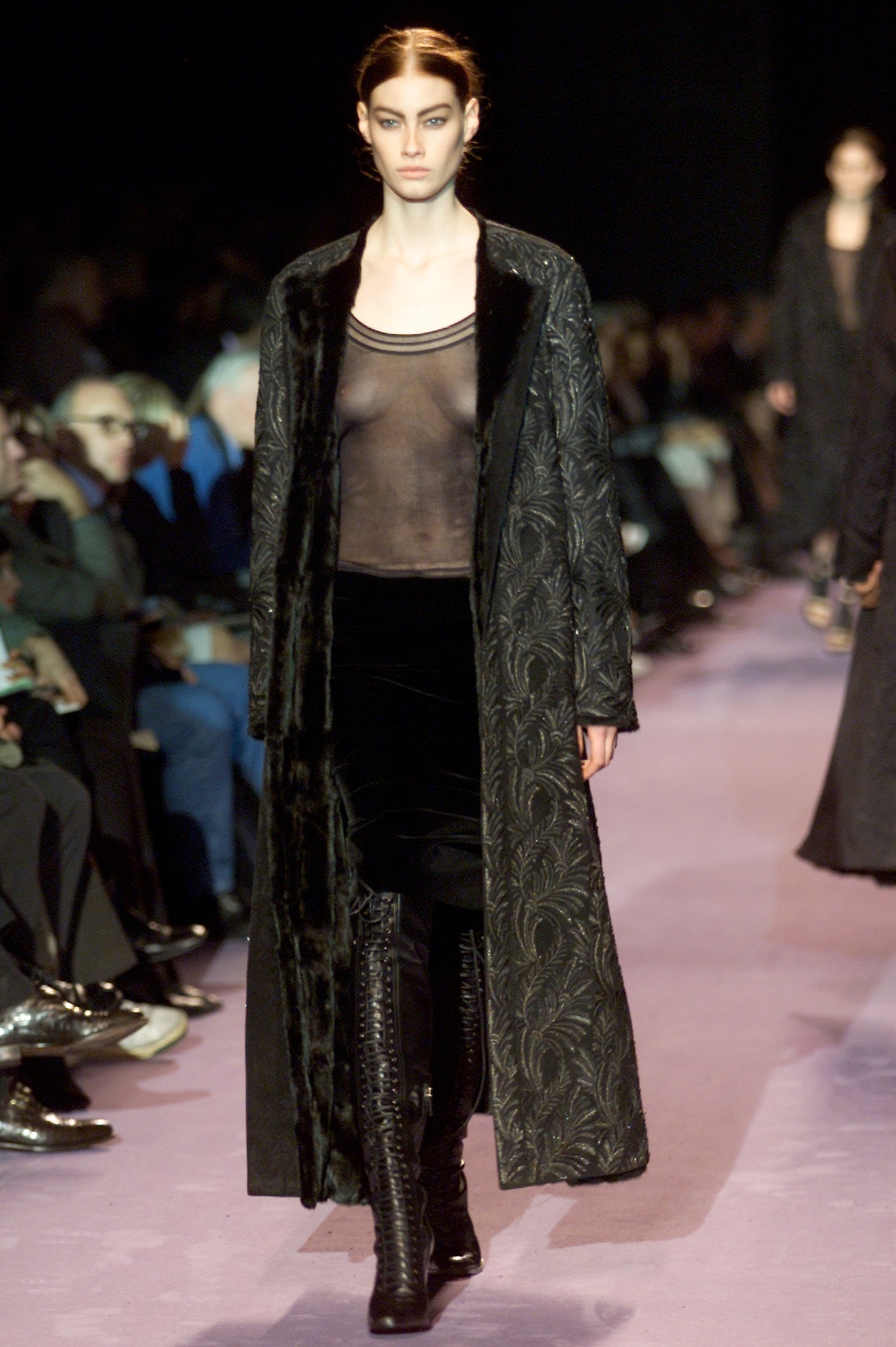 Saint Laurent F/W 01 Look 38