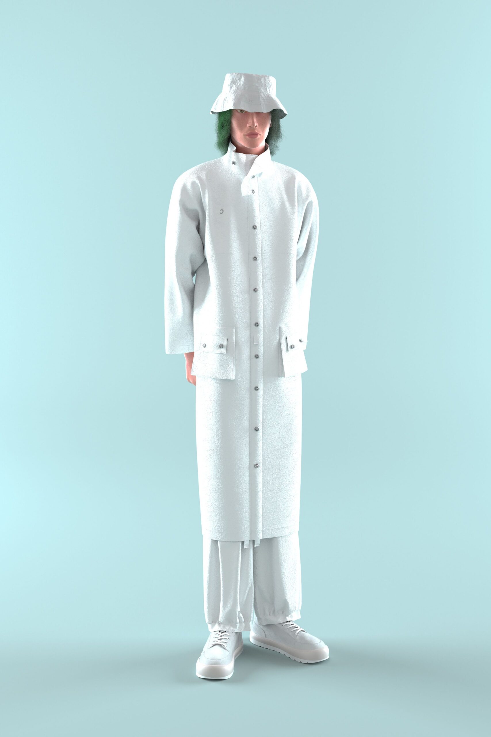 Sunnei S/S 21 Menswear Look 1
