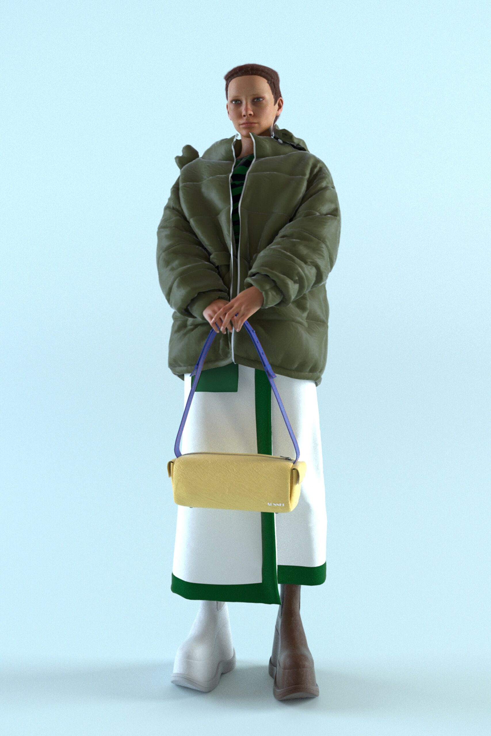 Sunnei F/W 21 Menswear Look 3