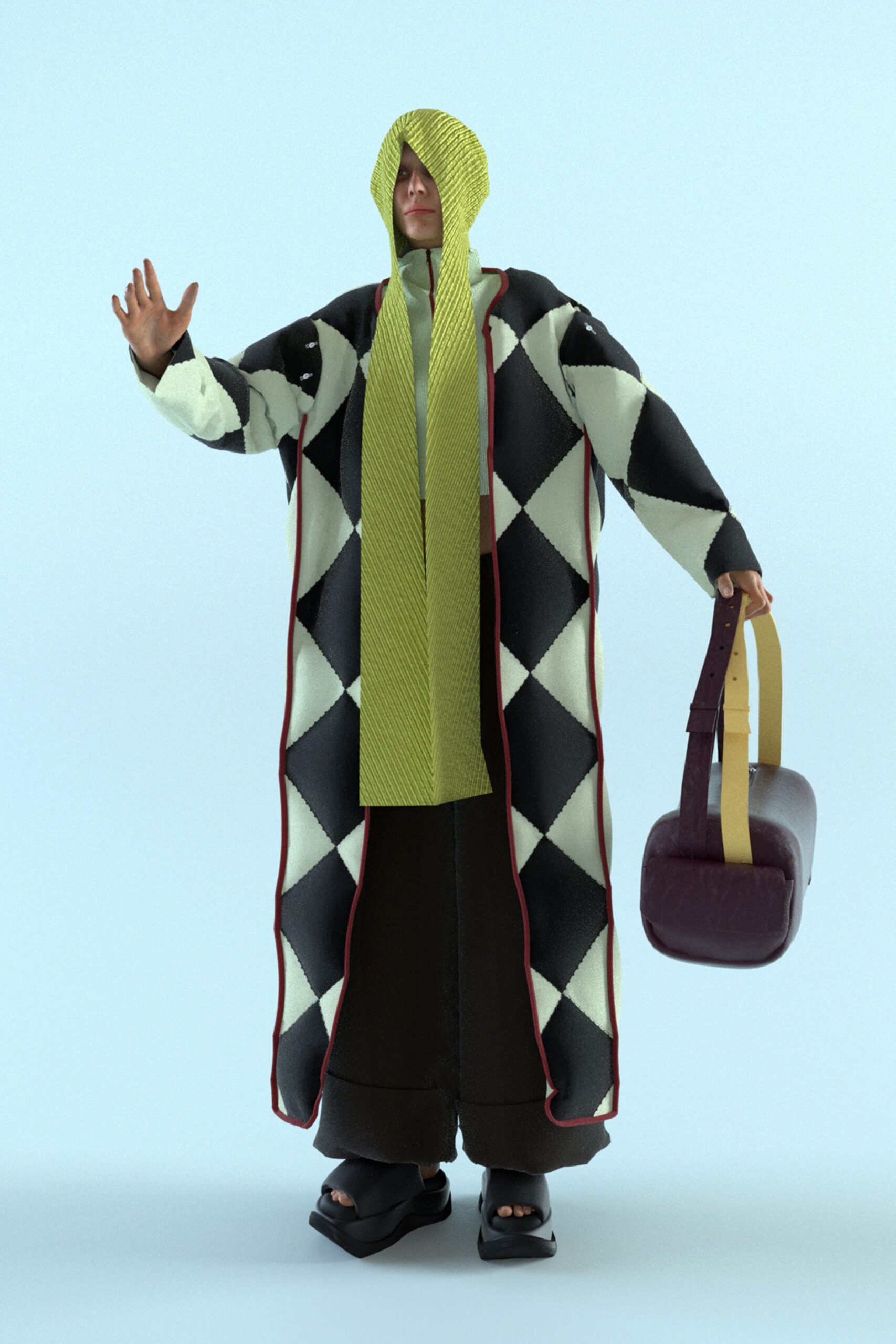Sunnei F/W 21 Menswear Look 5