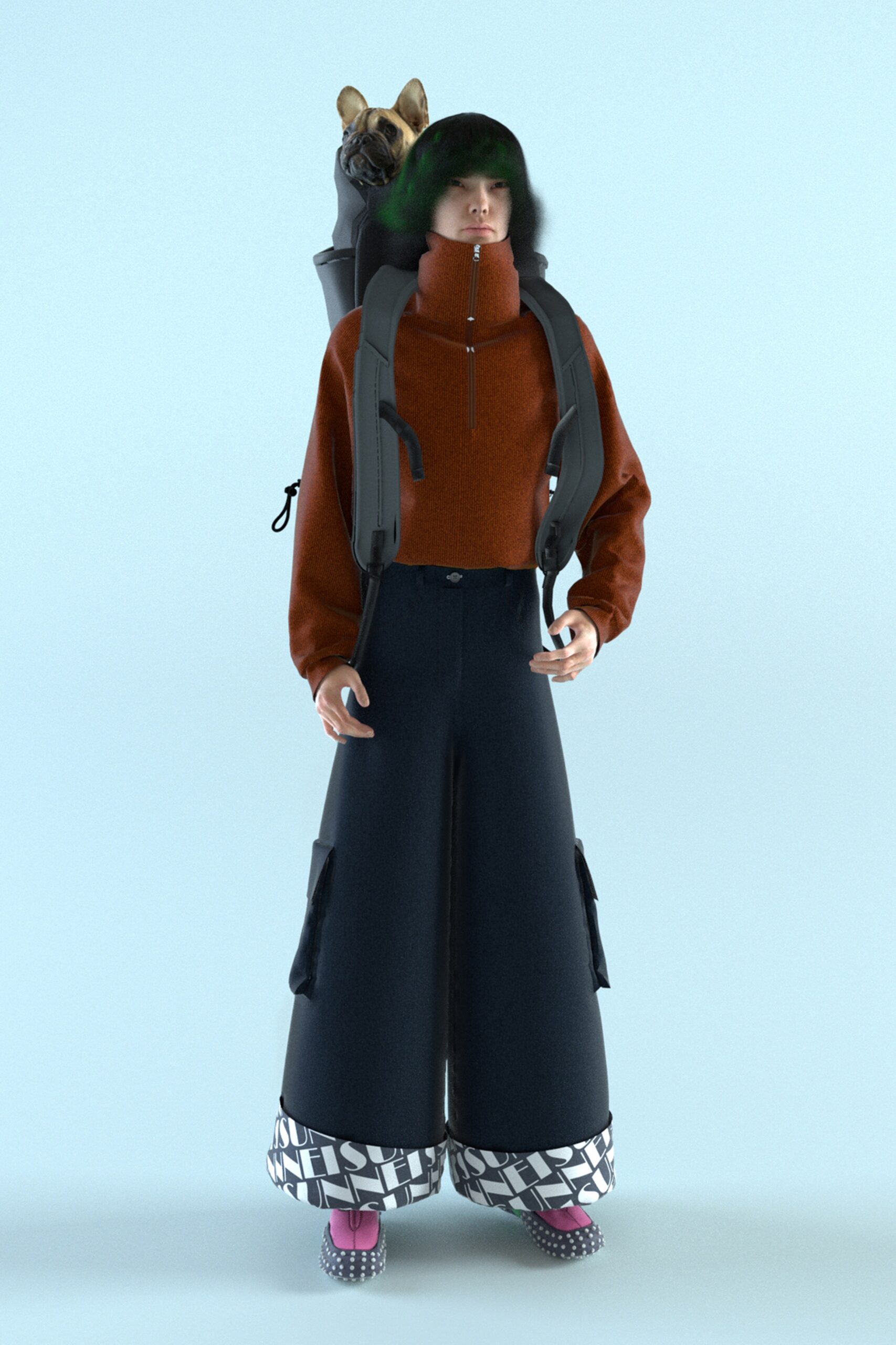Sunnei F/W 21 Menswear Look 6
