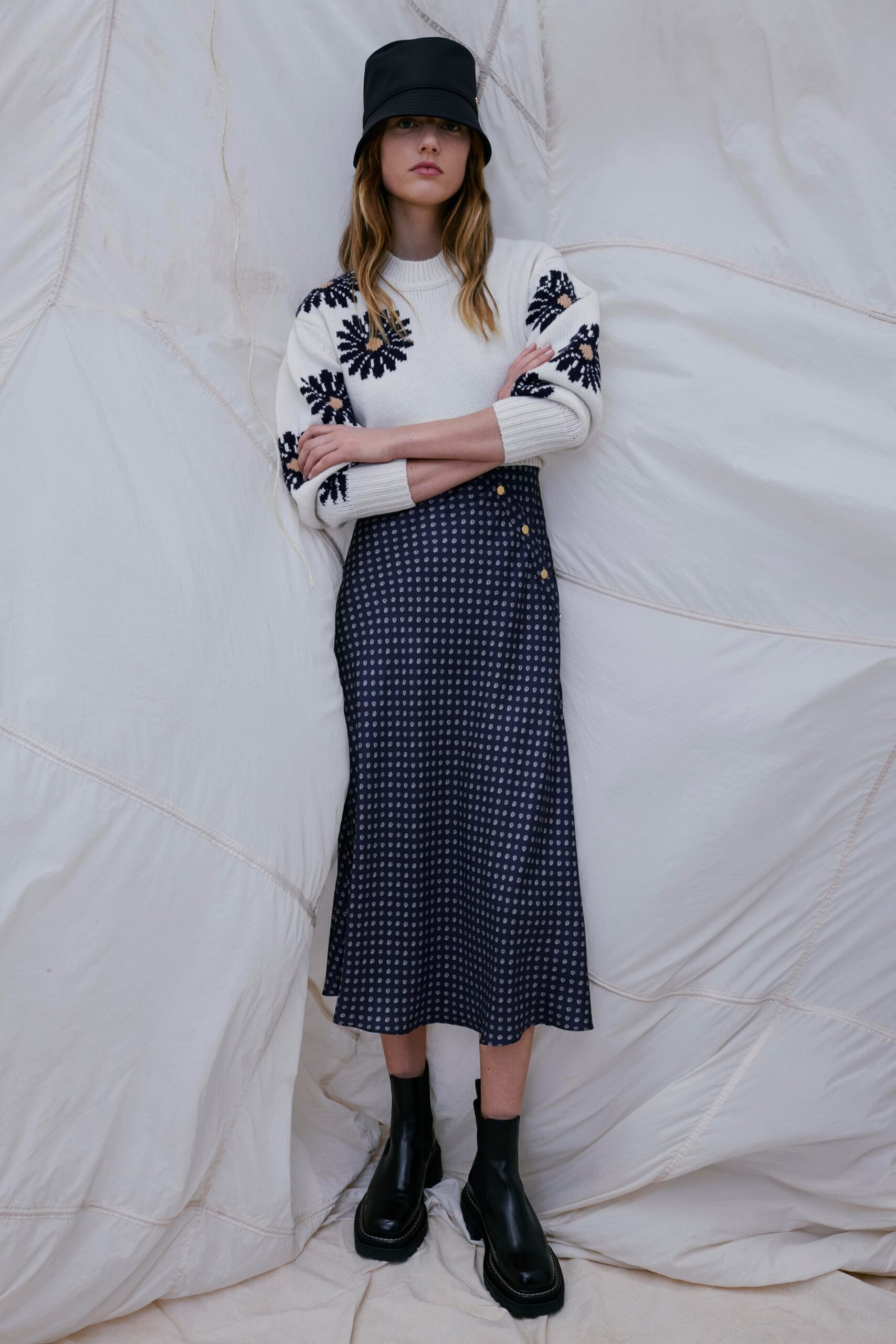 Sandro F/W 22 Look 9