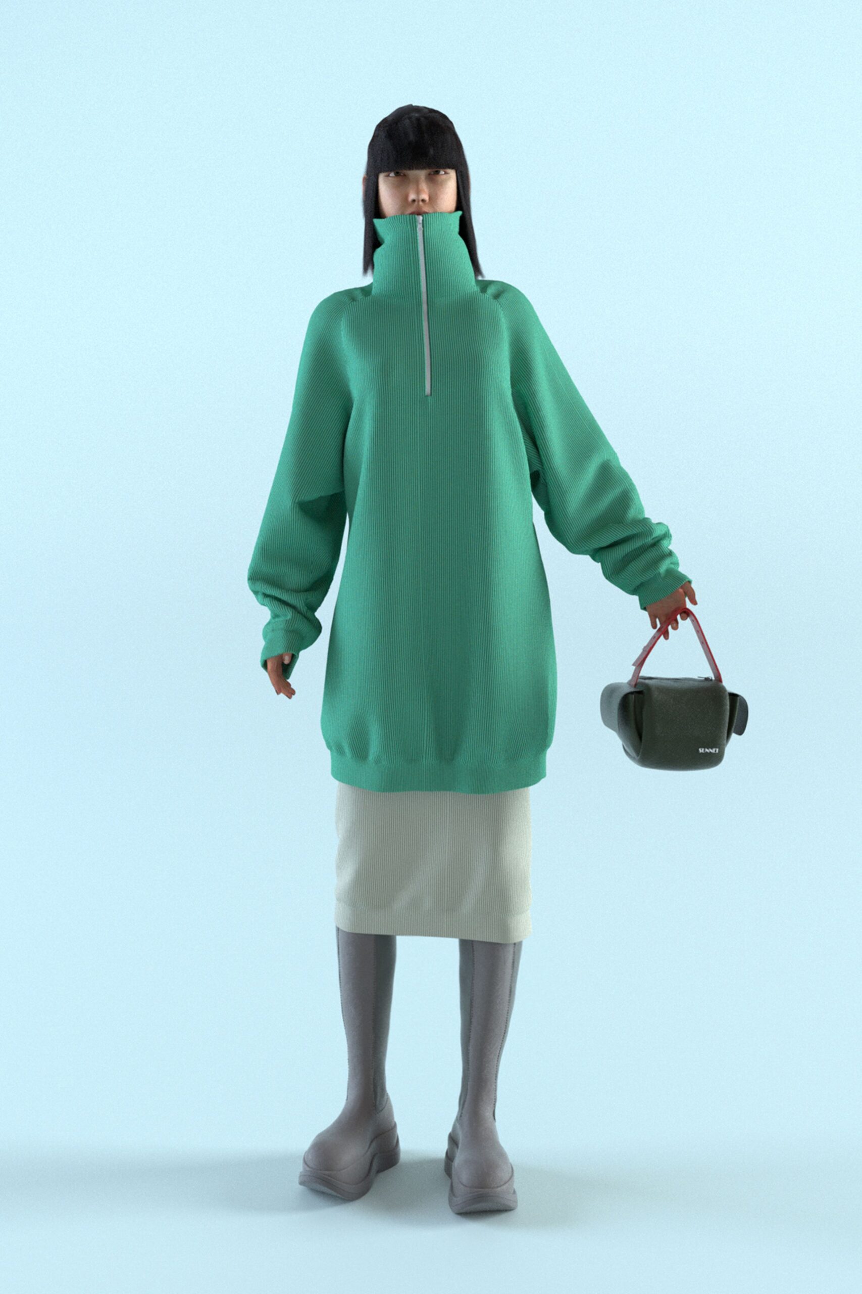 Sunnei F/W 21 Menswear Look 10