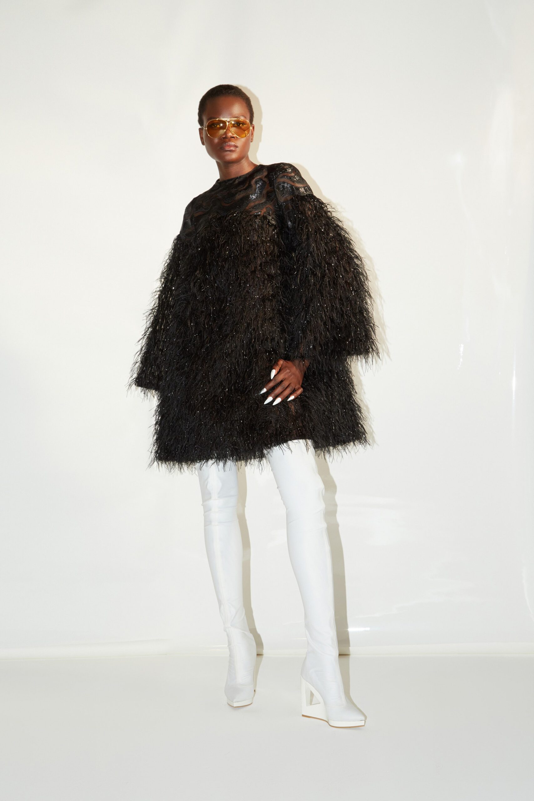 Sara Battaglia F/W 22 Look 12