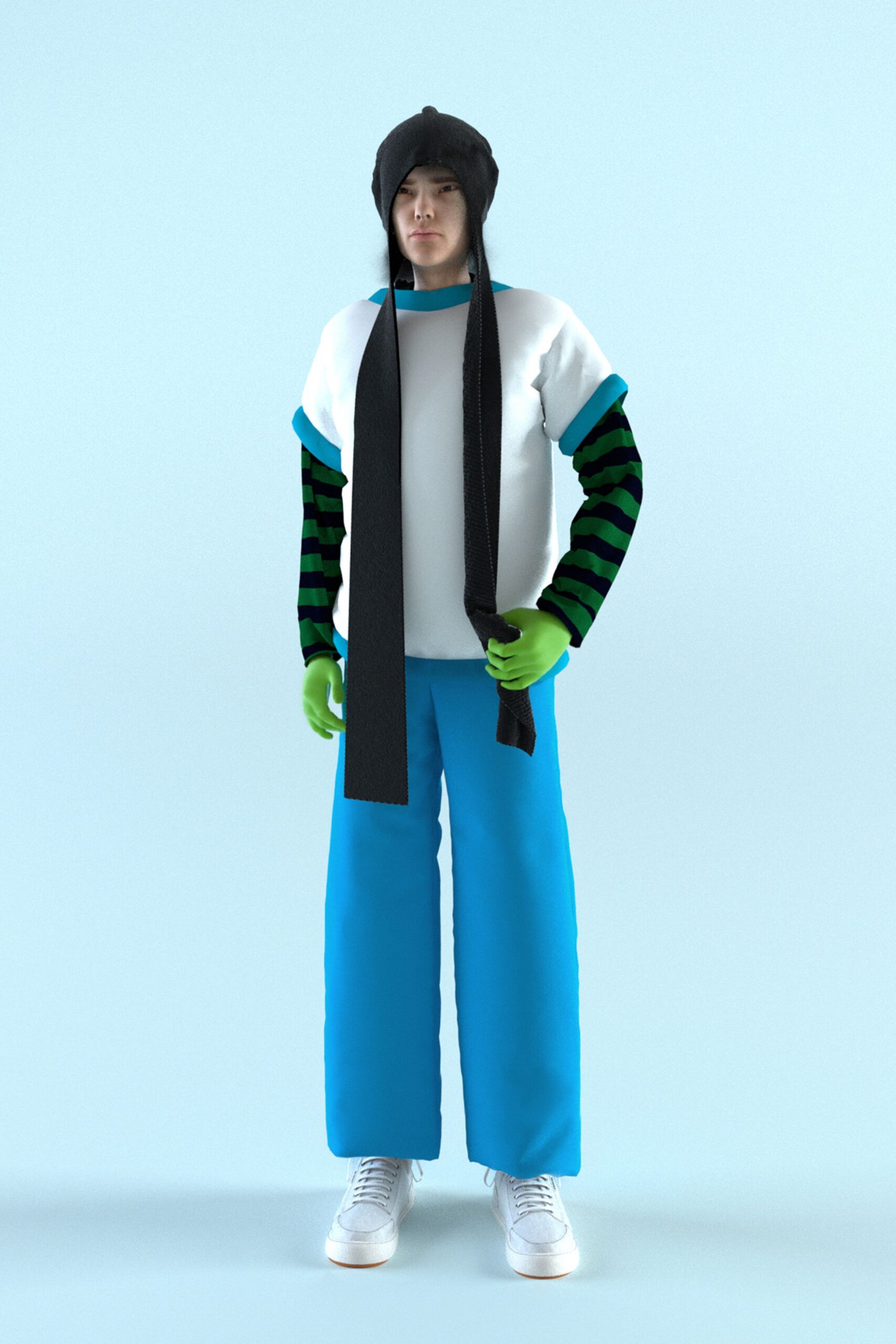 Sunnei F/W 21 Menswear Look 15