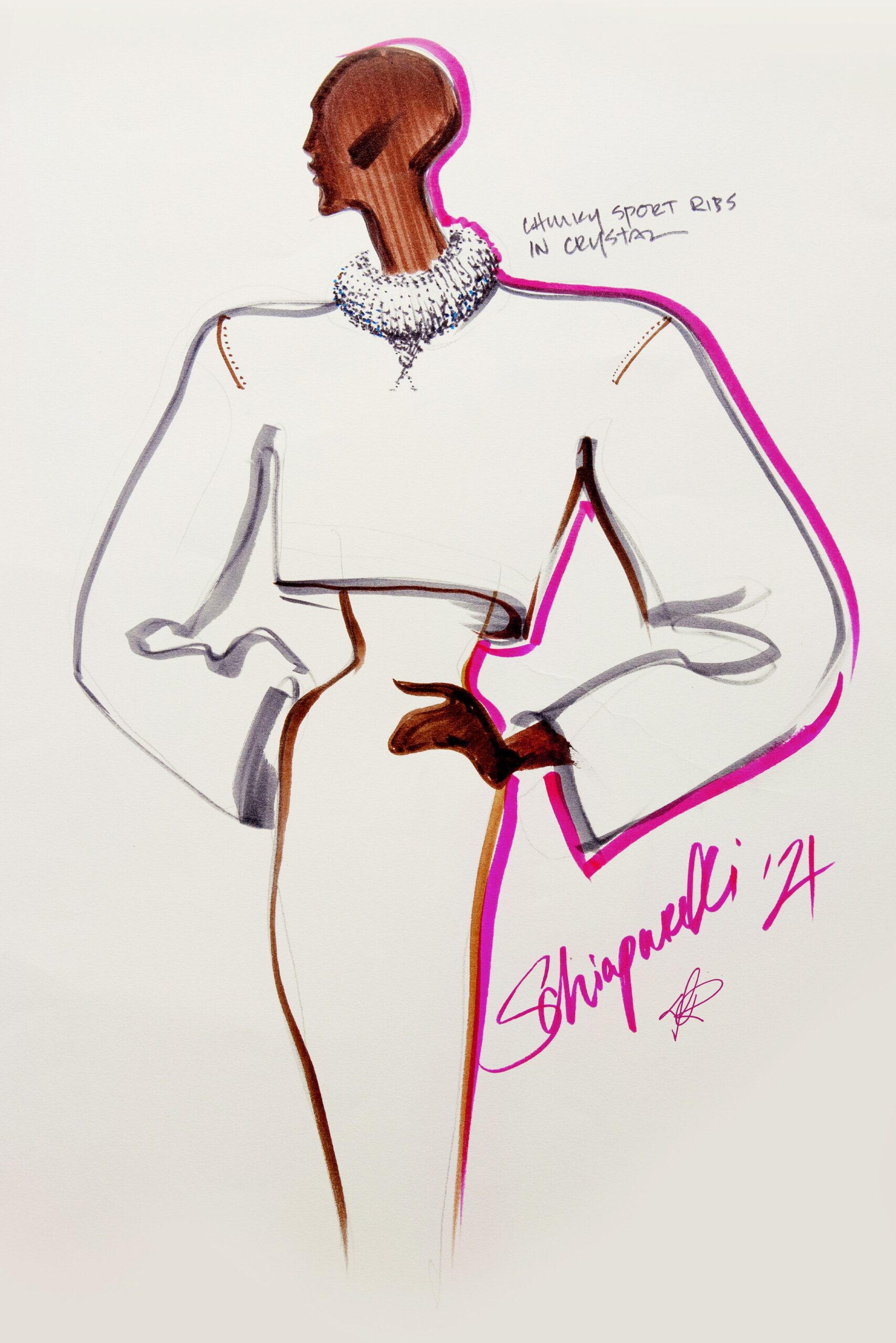 Schiaparelli F/W 20 Couture Look 18