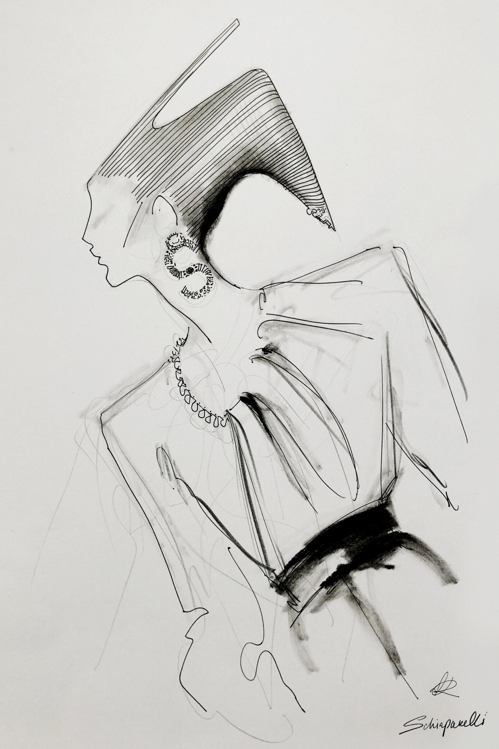 Schiaparelli F/W 20 Couture Look 21