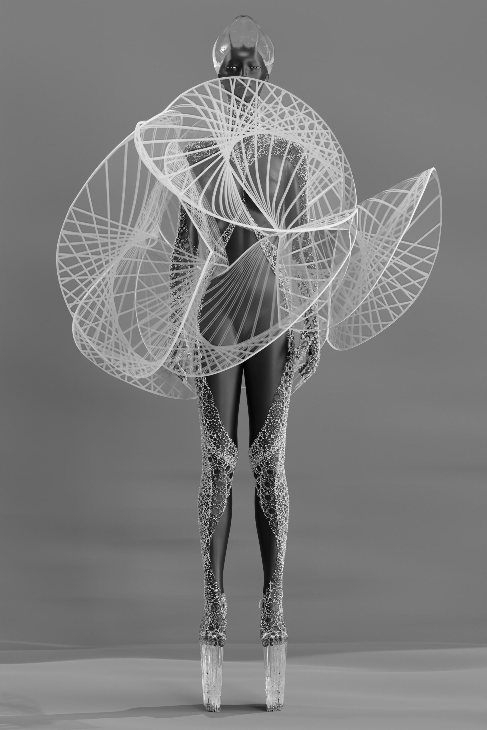 Threeasfour F/W 22 Couture Look 1