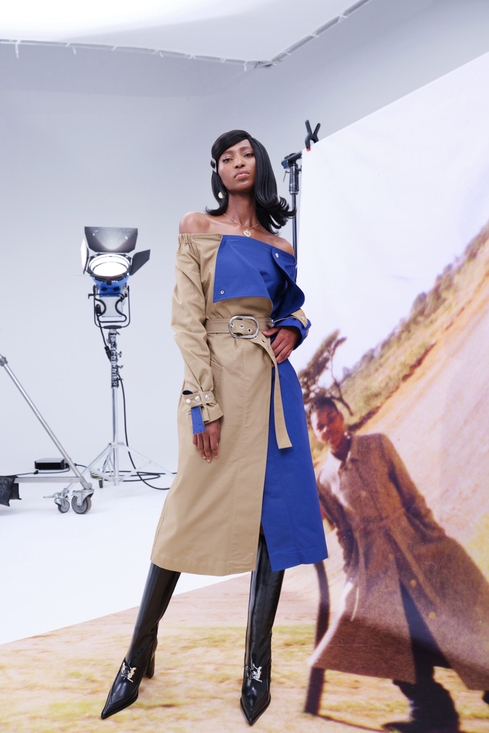 Thebe Magugu S/S 22 Look 2