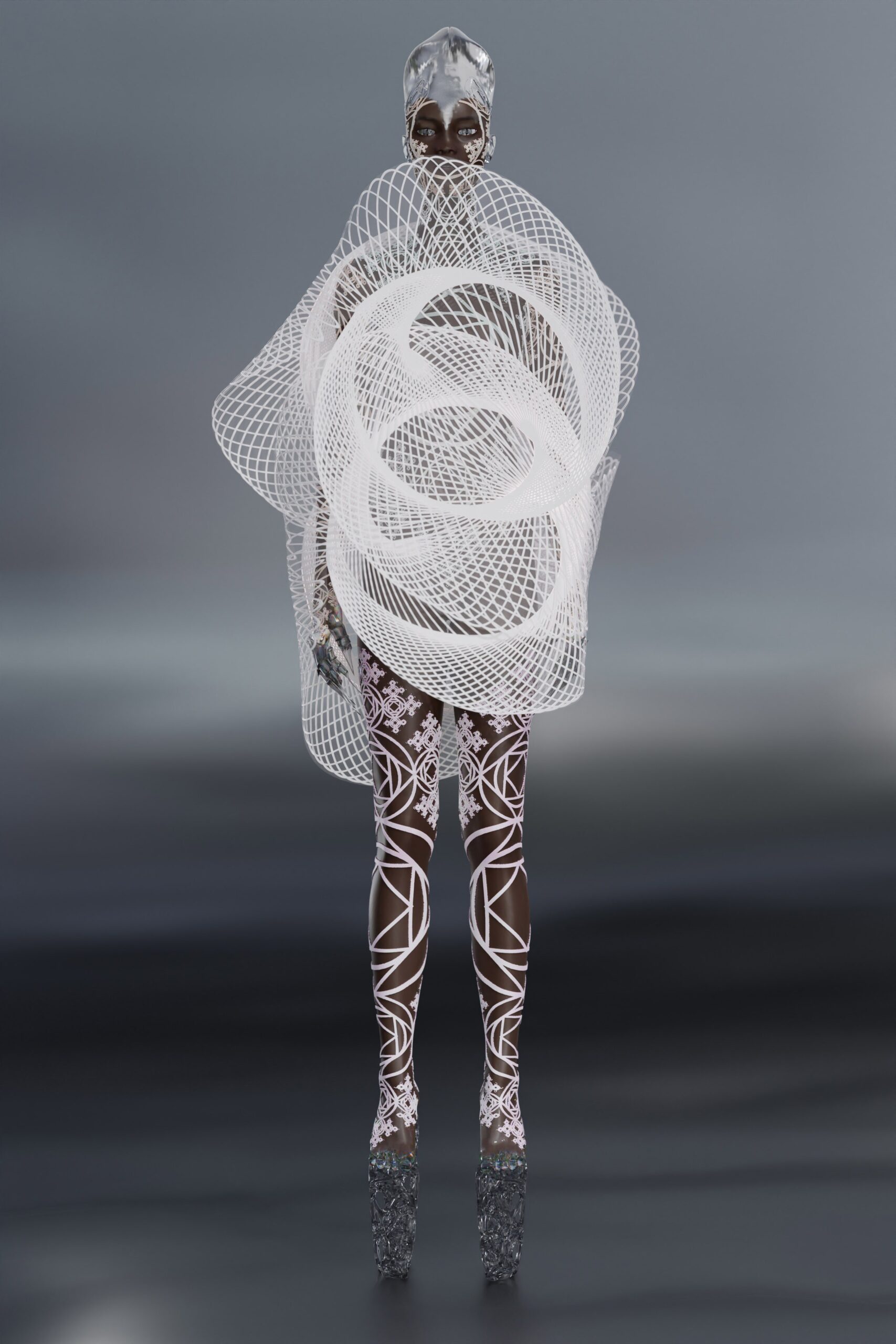 Threeasfour F/W 22 Couture Look 3