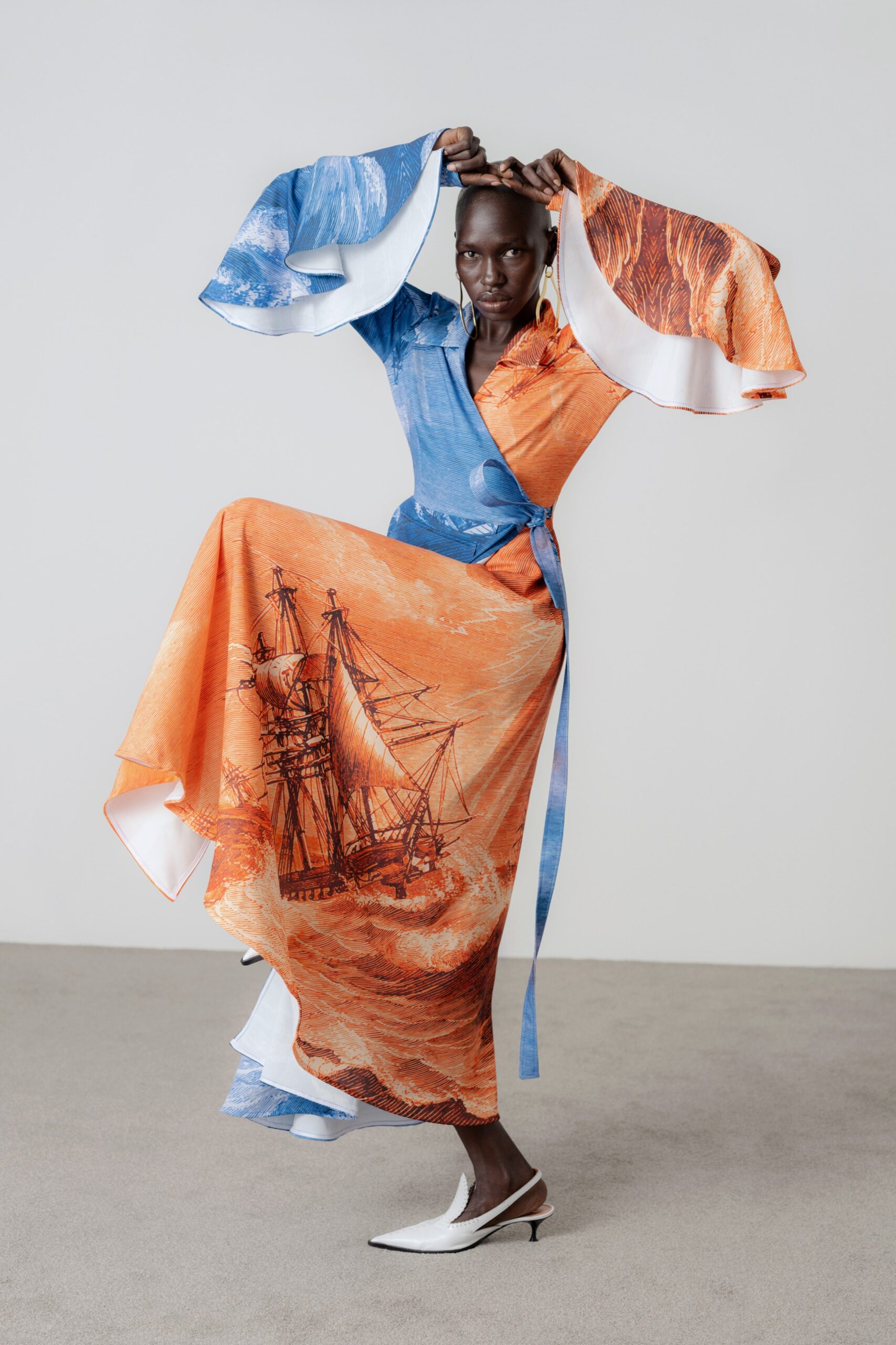 Thebe Magugu F/W 23 Look 4