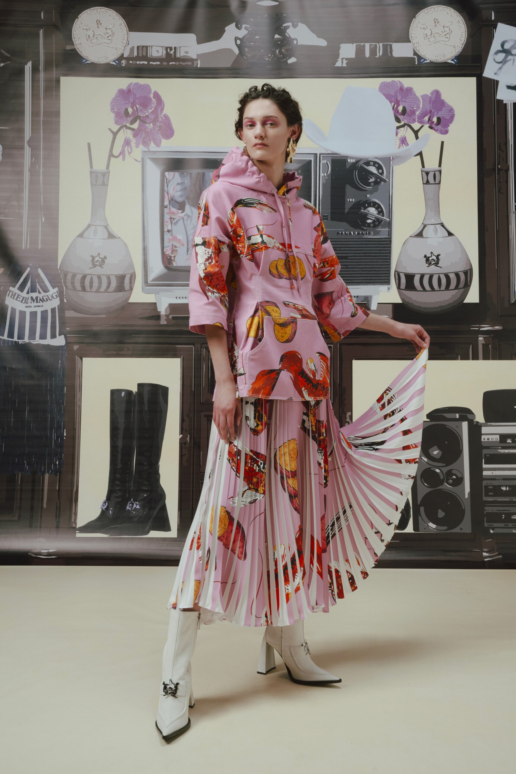 Thebe Magugu S/S 23 Look 4