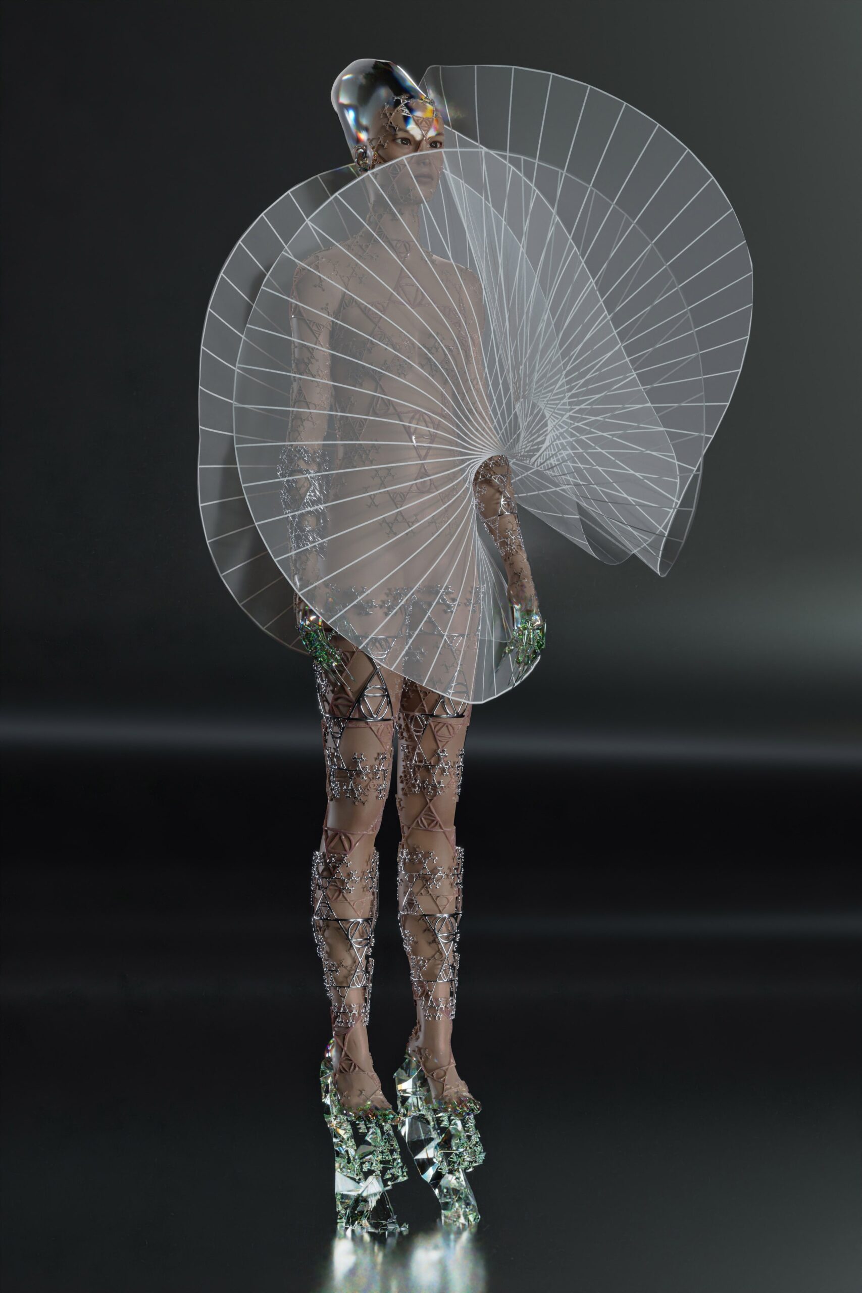 Threeasfour F/W 22 Couture Look 4