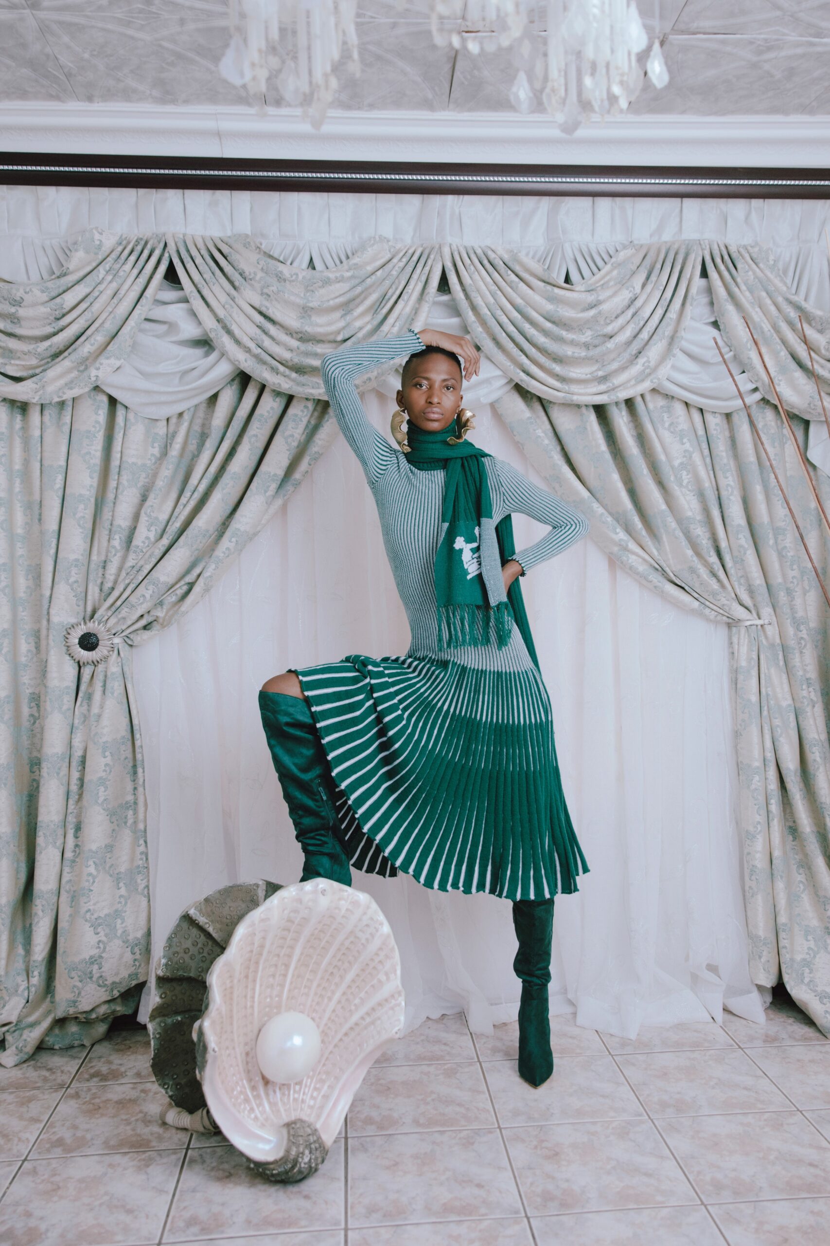 Thebe Magugu F/W 20 Look 6
