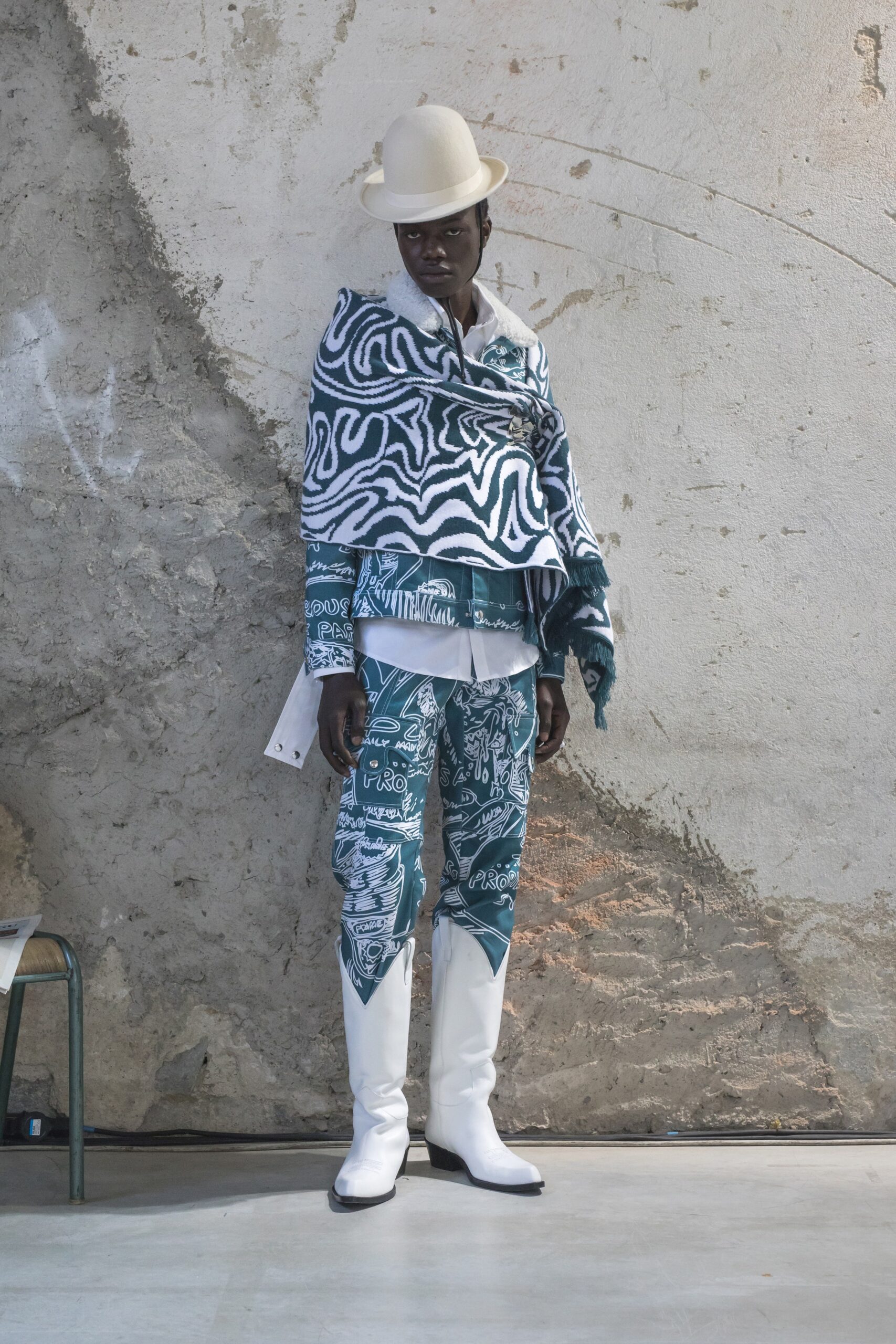 Thebe Magugu S/S 22 Menswear Look 6
