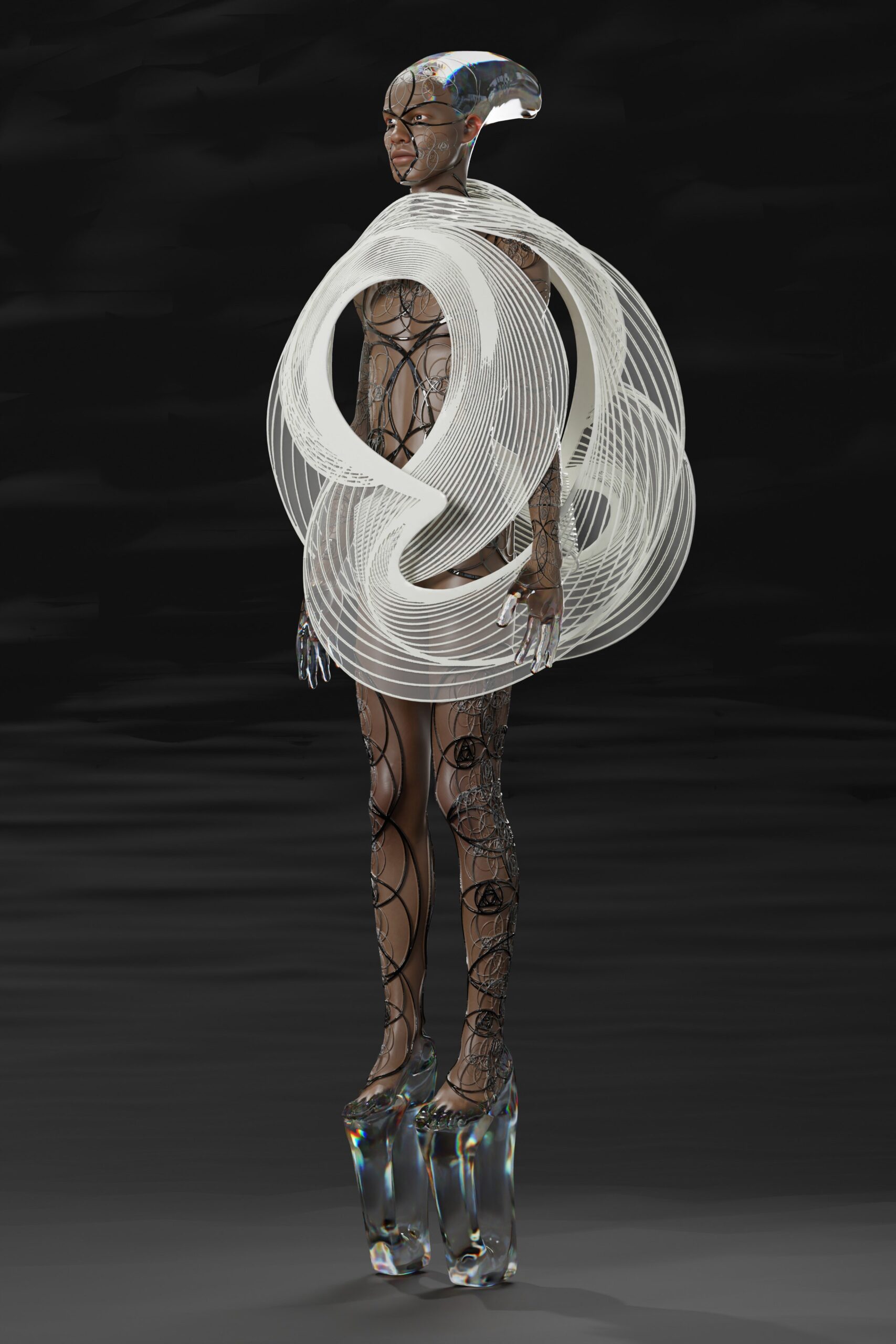 Threeasfour F/W 22 Couture Look 6