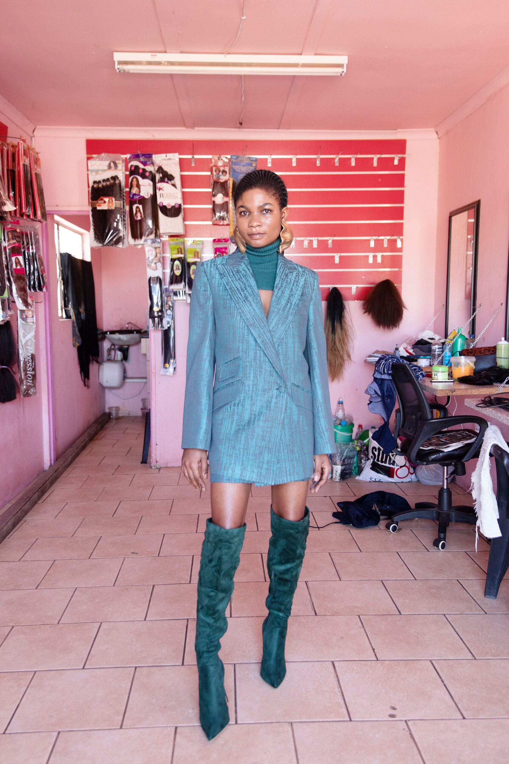 Thebe Magugu F/W 20 Look 8
