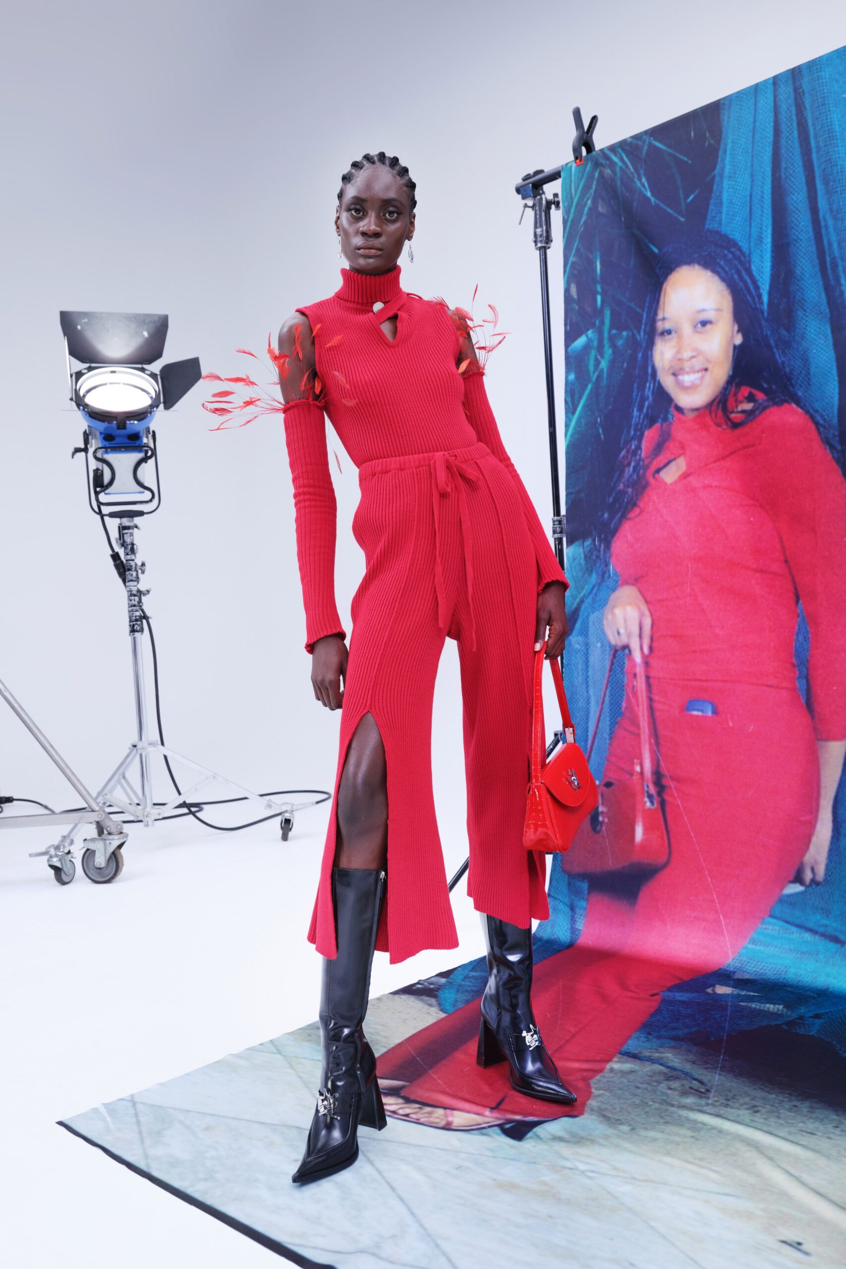 Thebe Magugu S/S 22 Look 8