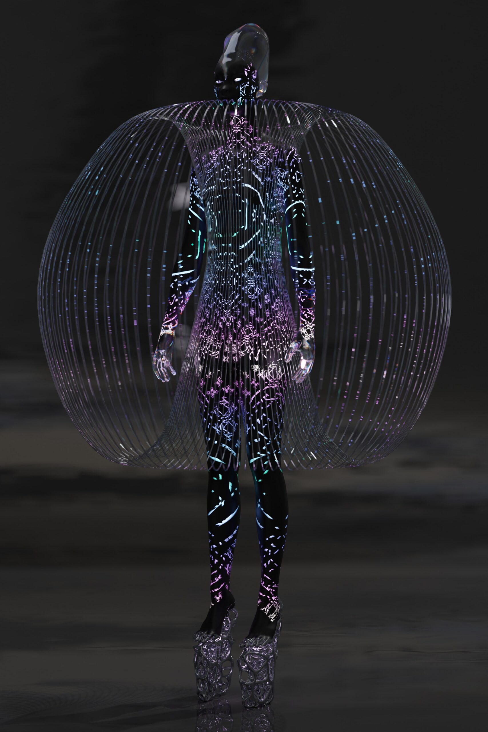 Threeasfour F/W 22 Couture Look 8