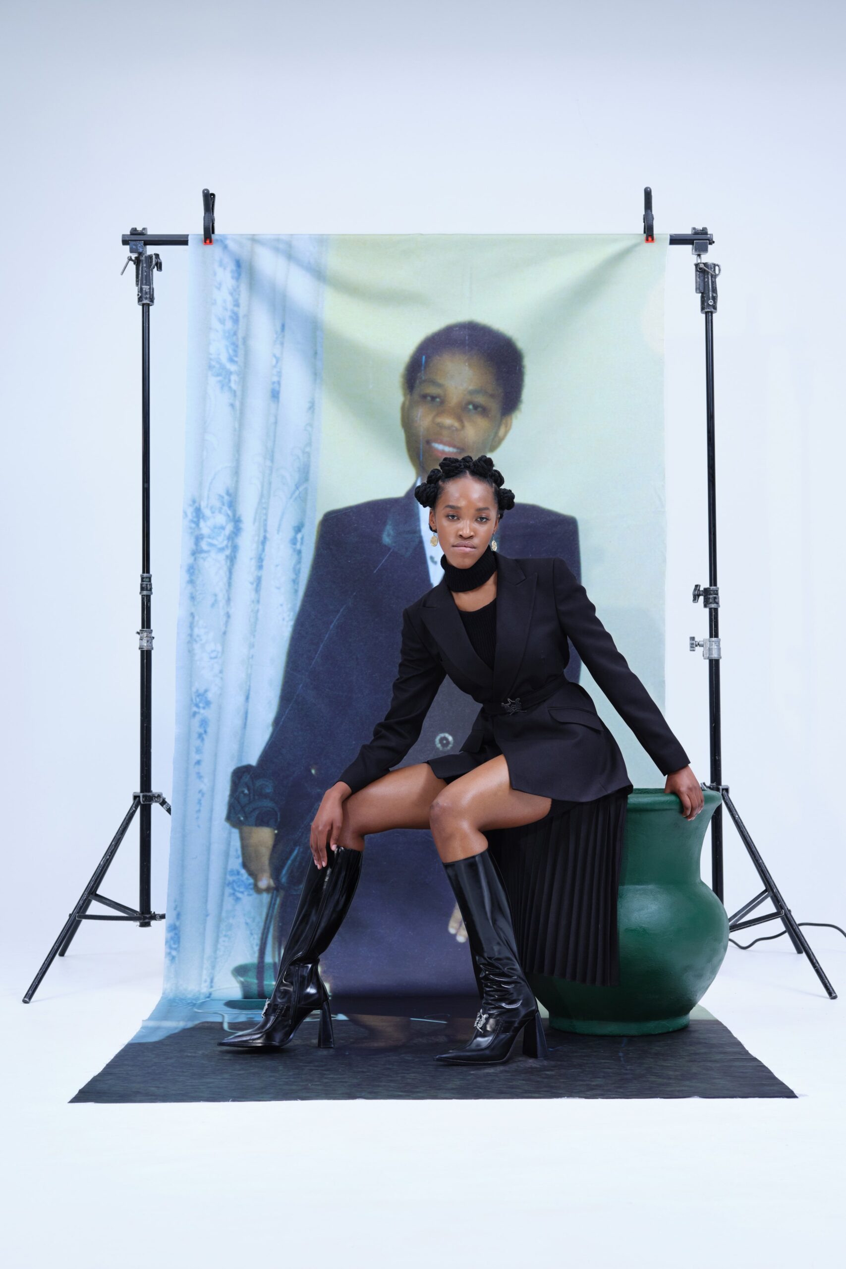 Thebe Magugu S/S 22 Look 14