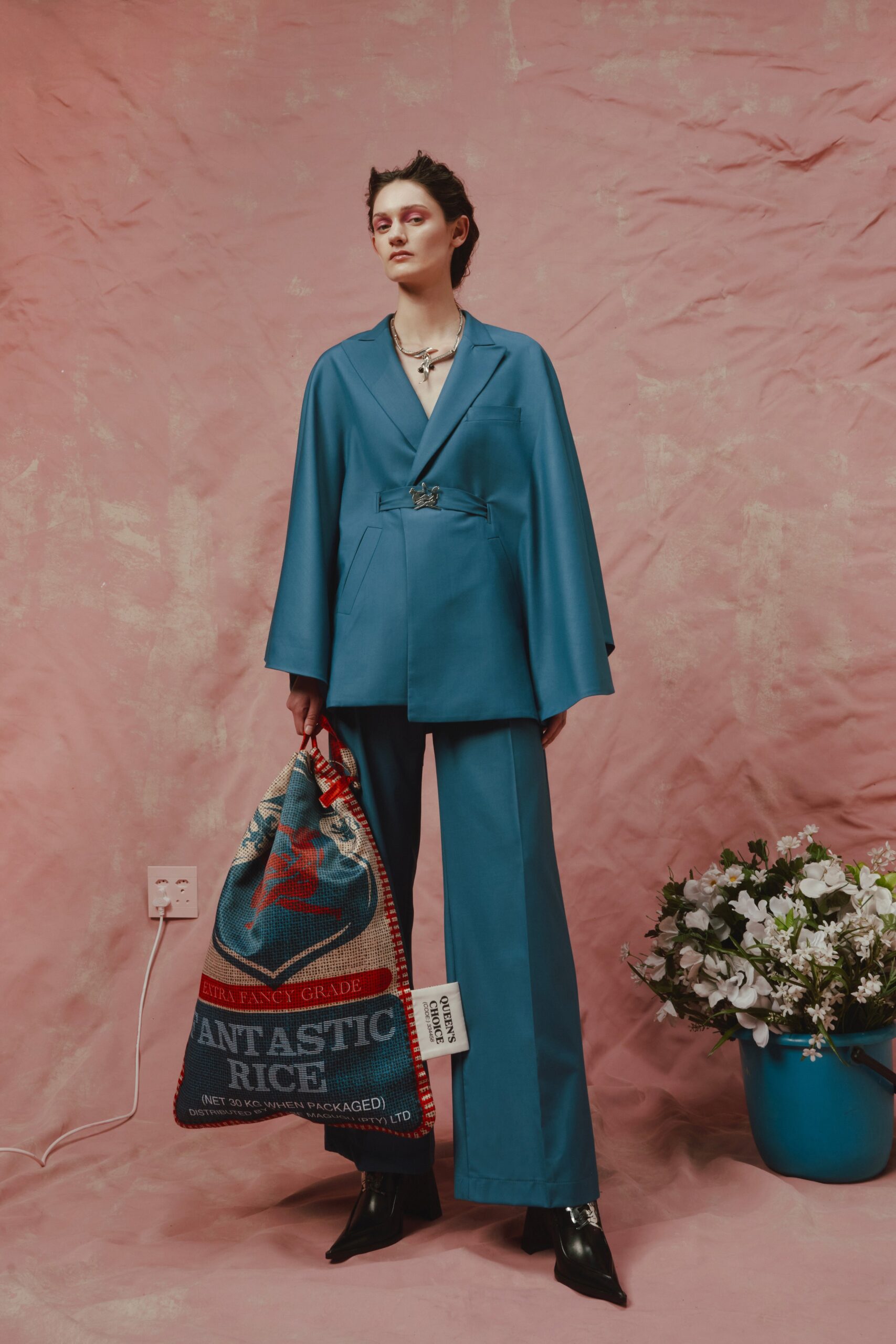 Thebe Magugu S/S 23 Look 14