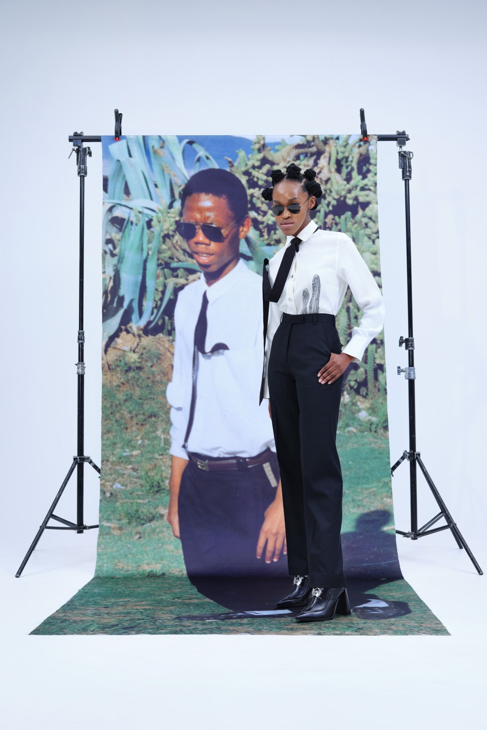 Thebe Magugu S/S 22 Look 15