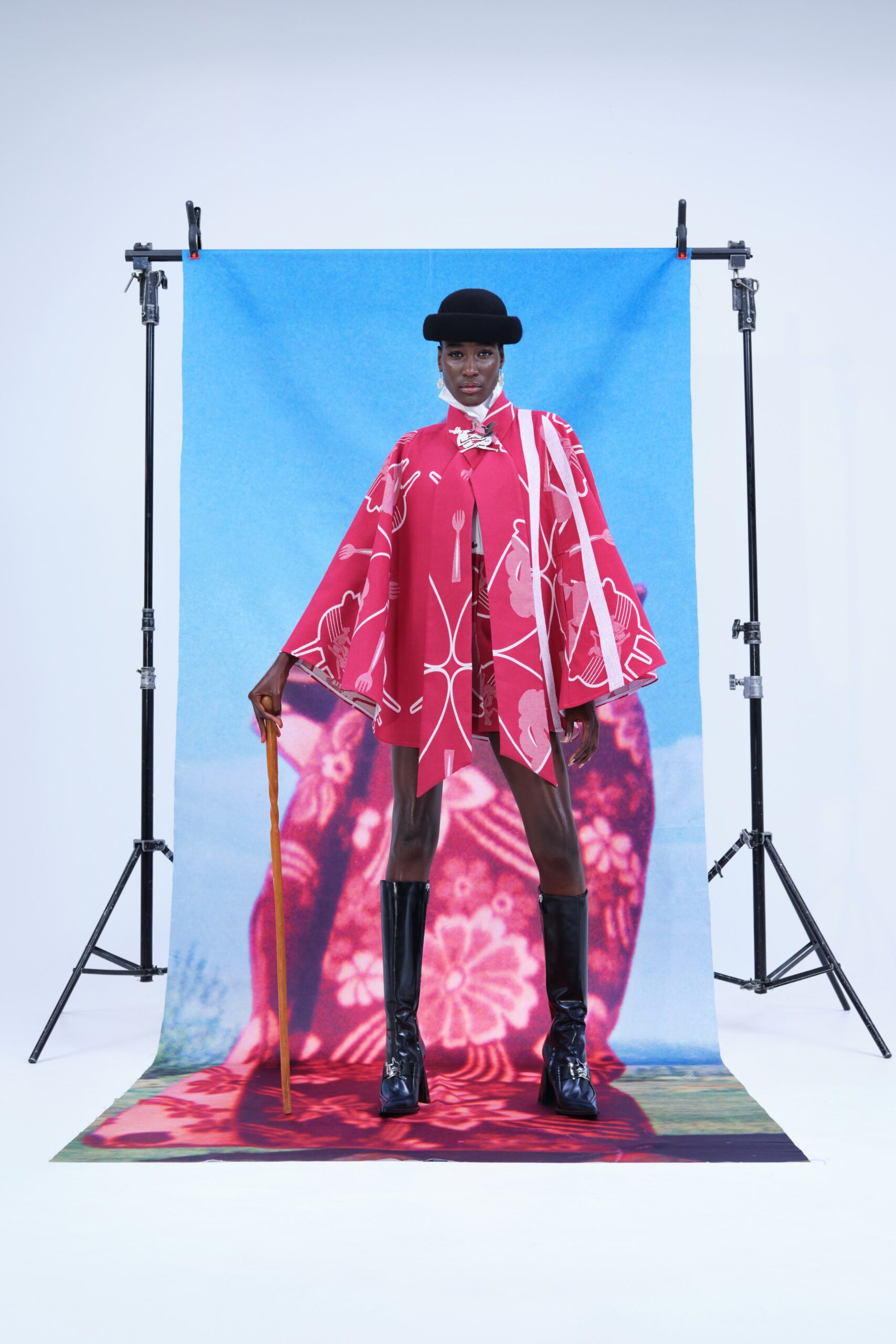 Thebe Magugu S/S 22 Look 16