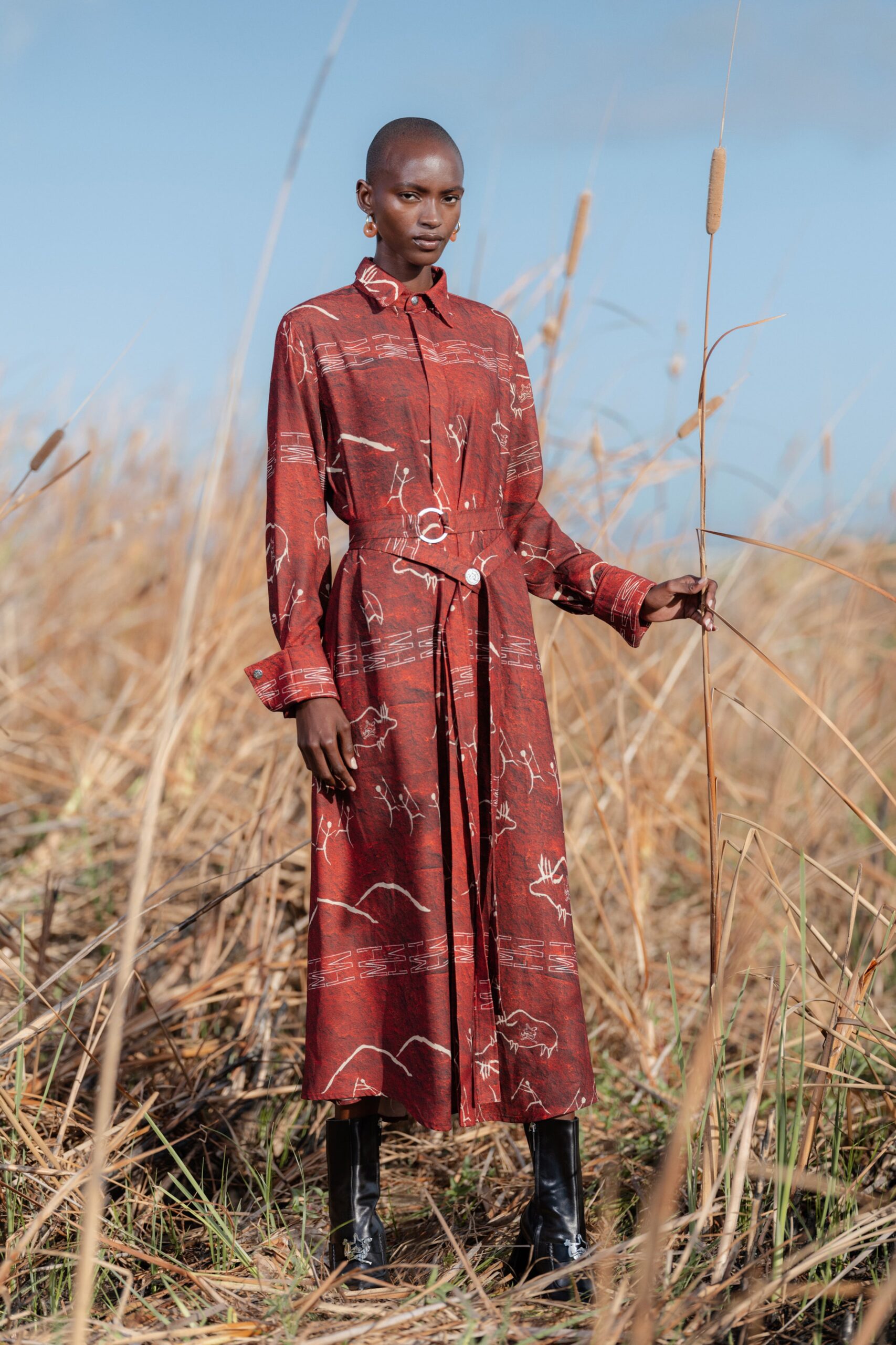 Thebe Magugu F/W 23 Look 16