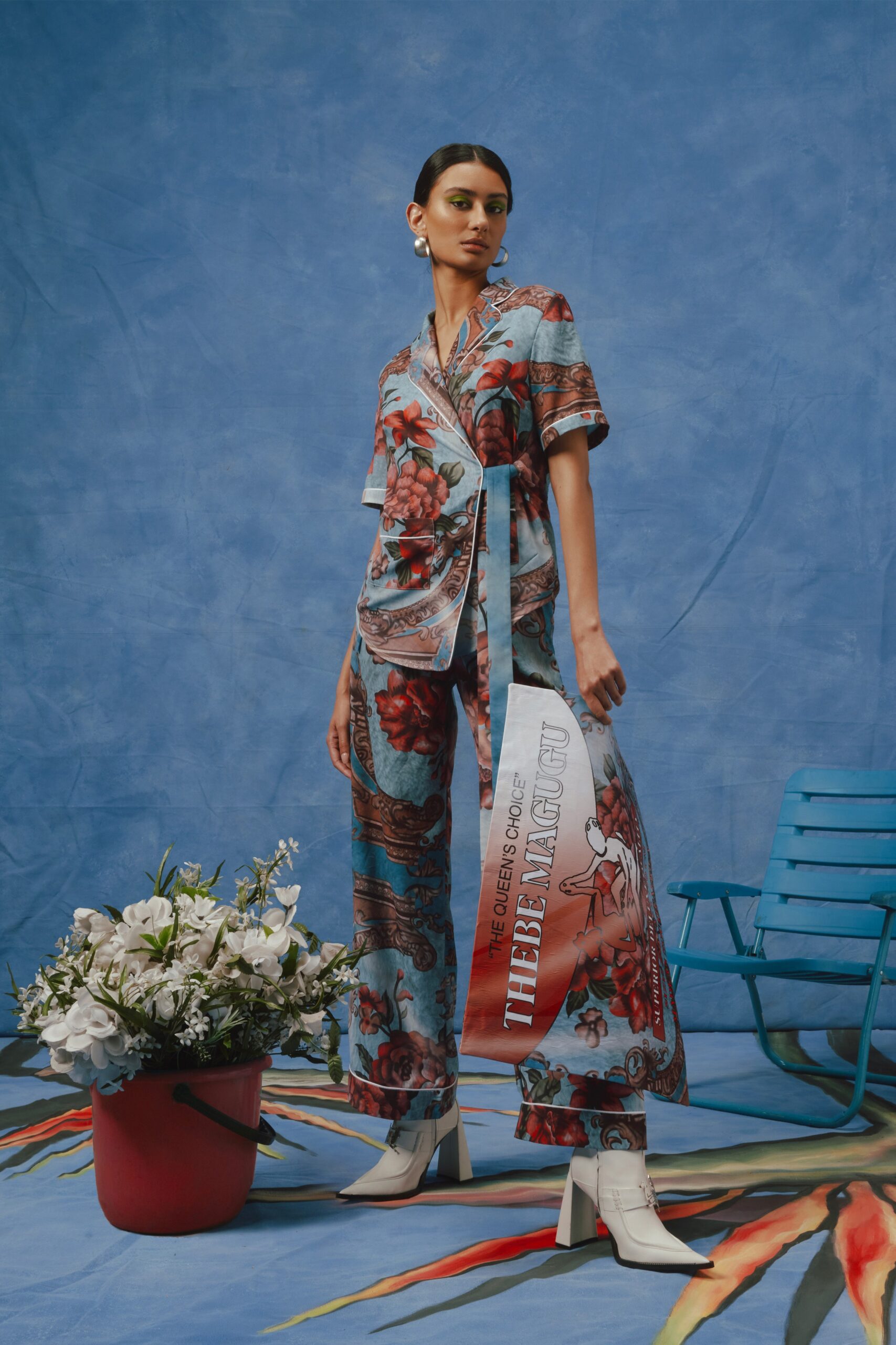 Thebe Magugu S/S 23 Look 16