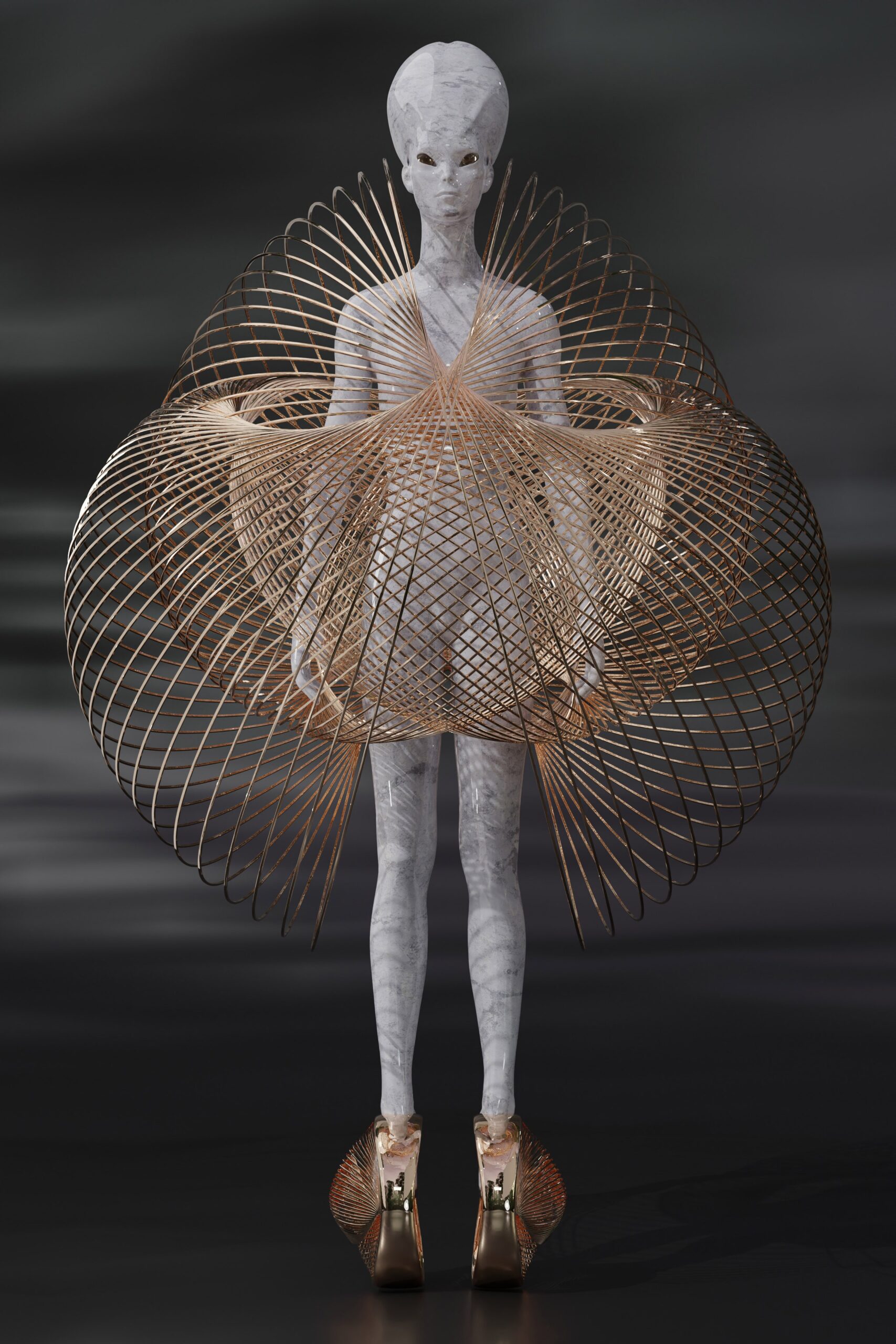Threeasfour F/W 22 Couture Look 16