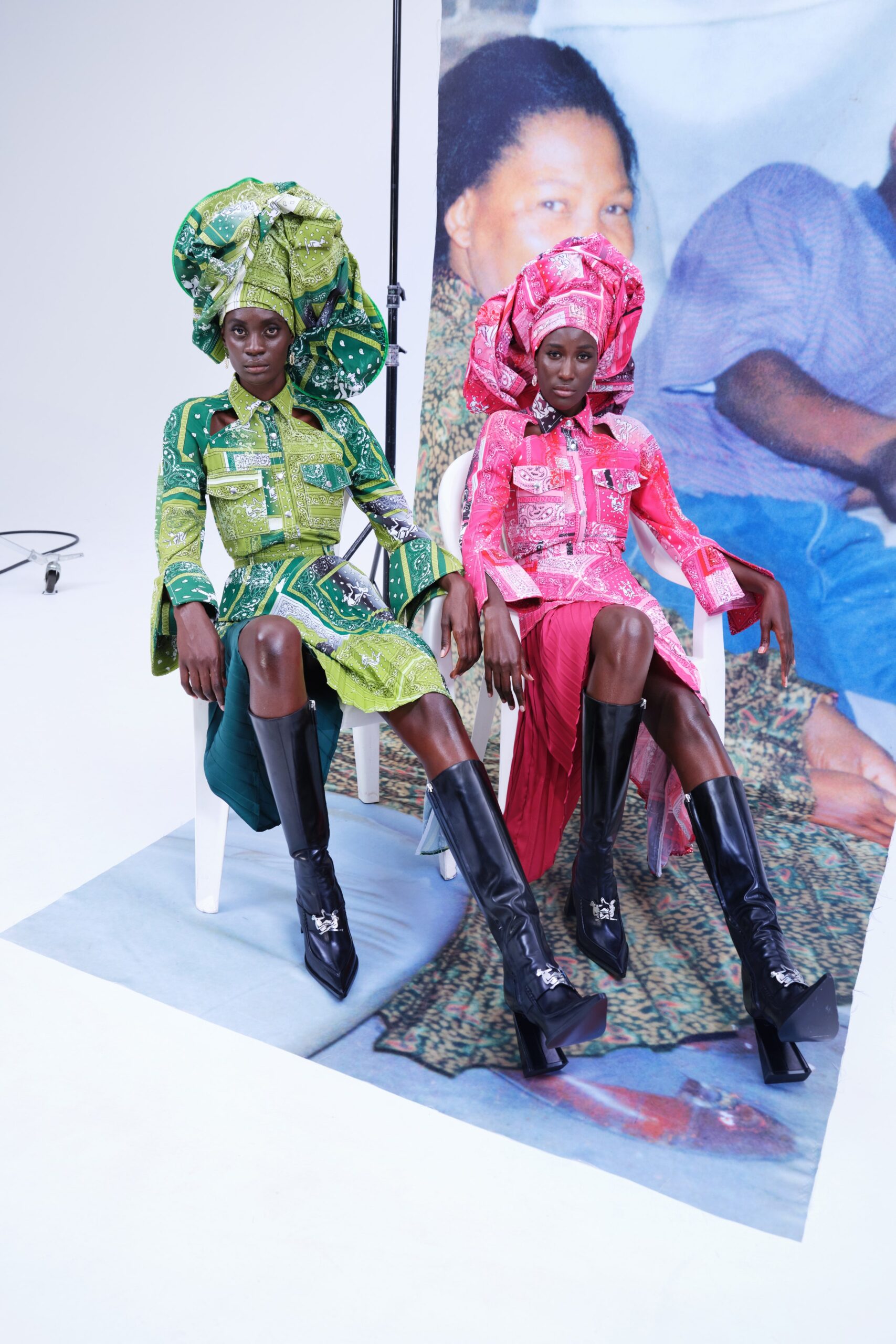 Thebe Magugu S/S 22 Look 17
