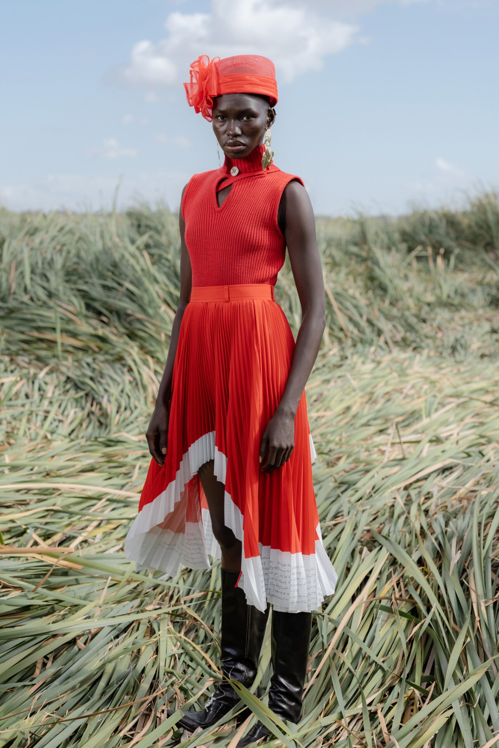 Thebe Magugu F/W 23 Look 17