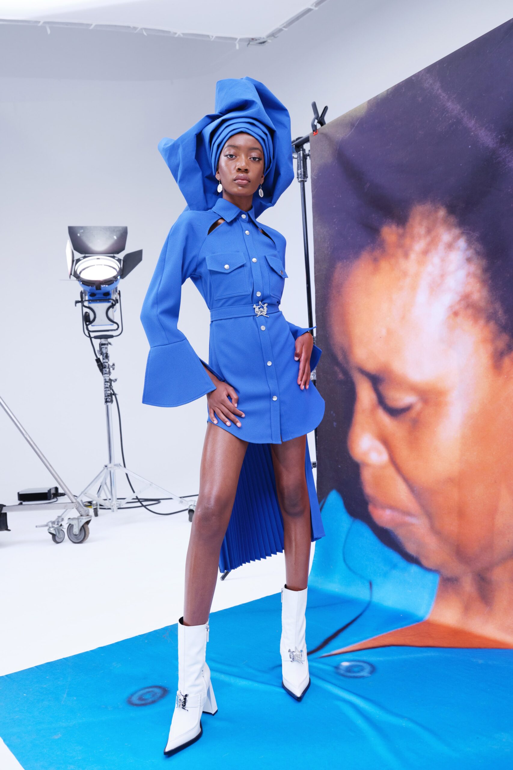 Thebe Magugu S/S 22 Look 18