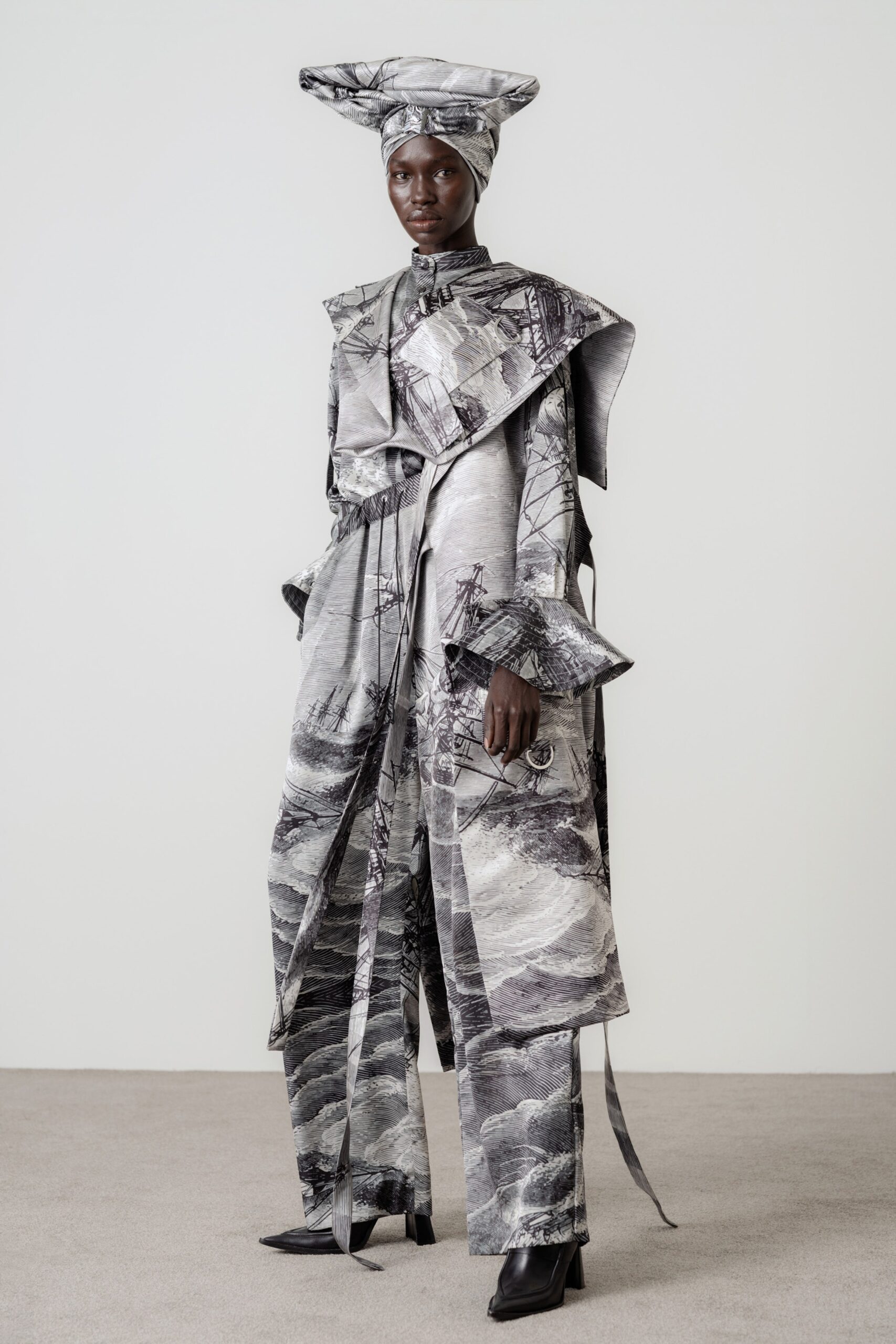 Thebe Magugu F/W 23 Look 23