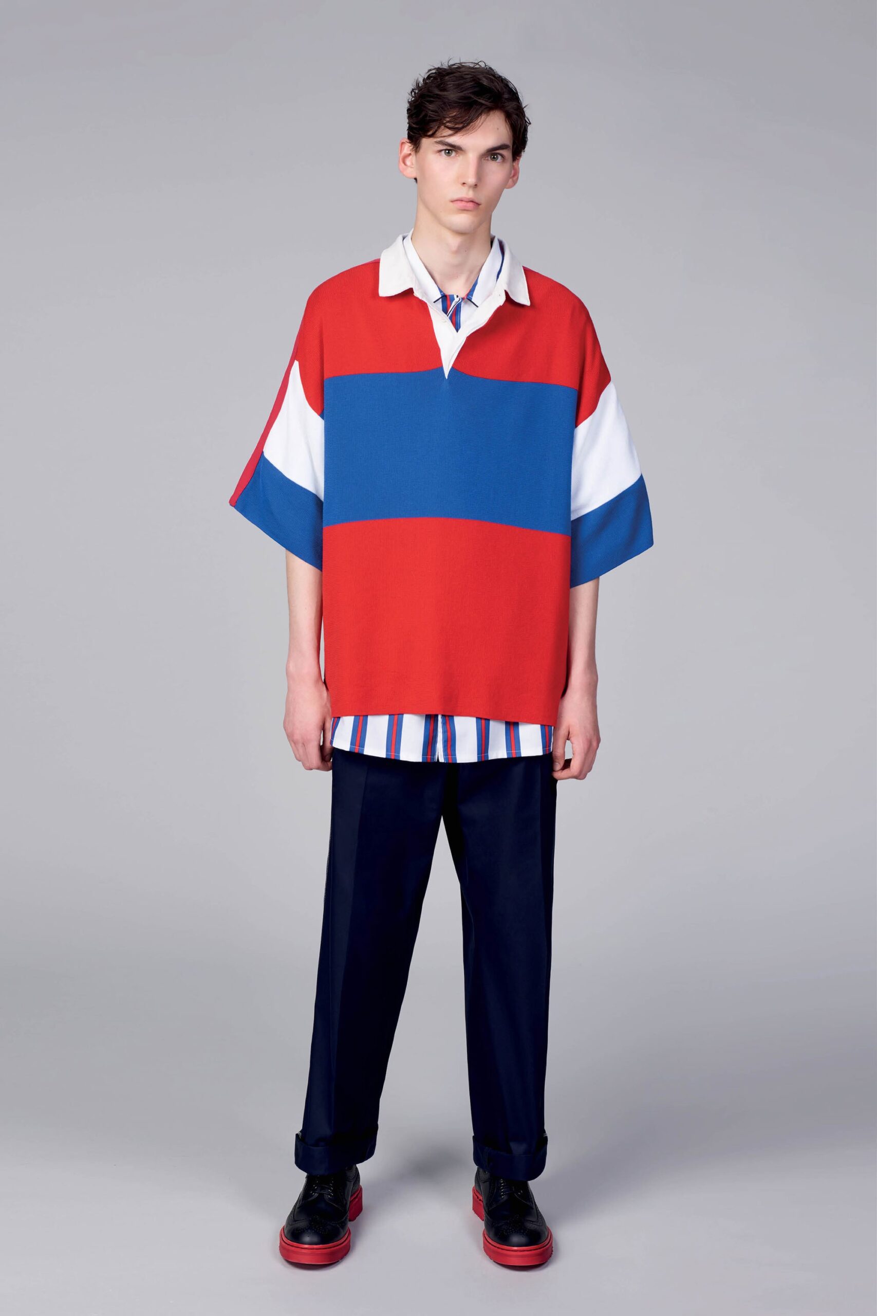 Tommy Hilfiger S/S 18 Menswear Look 1