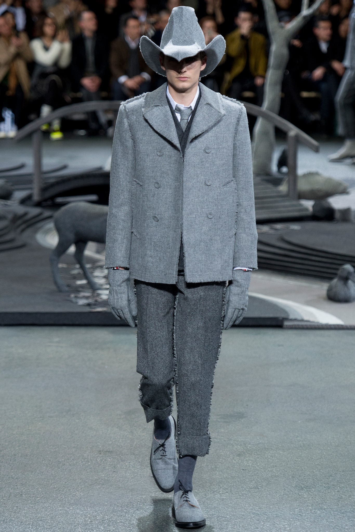 Thom Browne F/W 14 Menswear Look 3