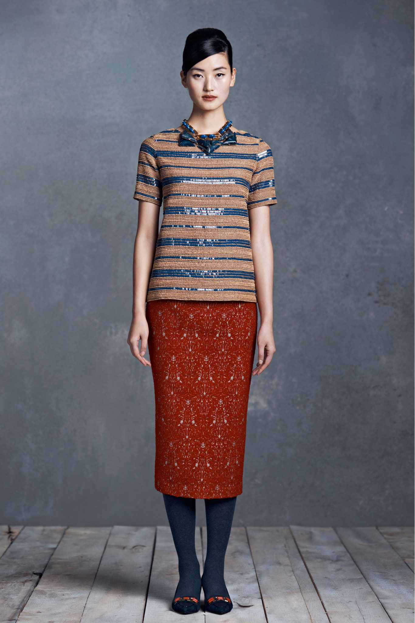 Tory Burch F/W 13 Look 13