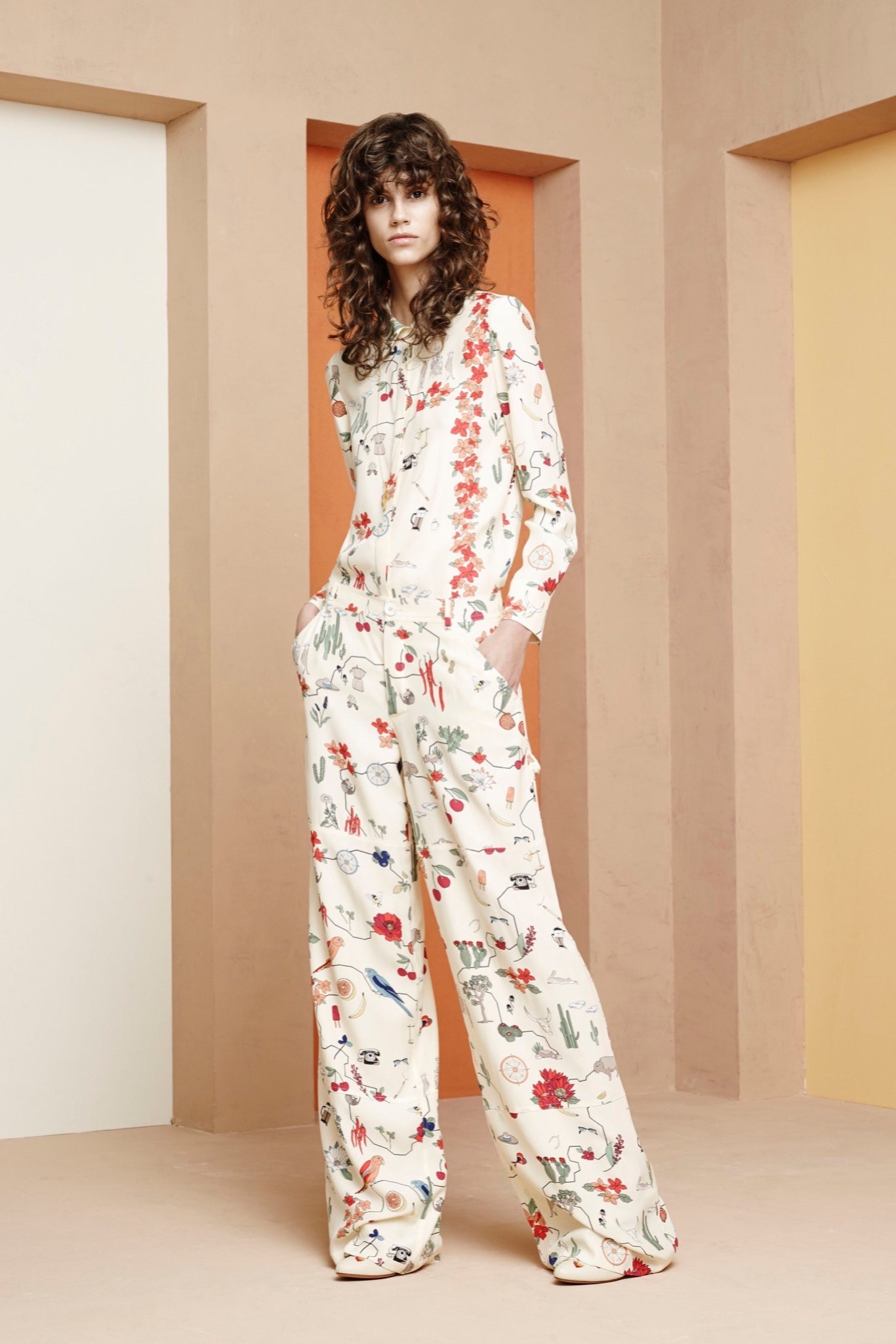Tory Burch Resort 16 Look 1