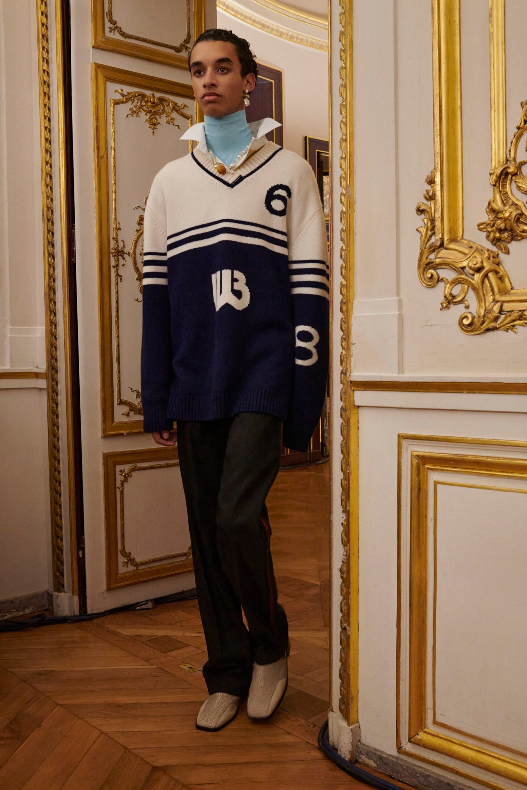 Wales Bonner F/W 23 Menswear Look 11