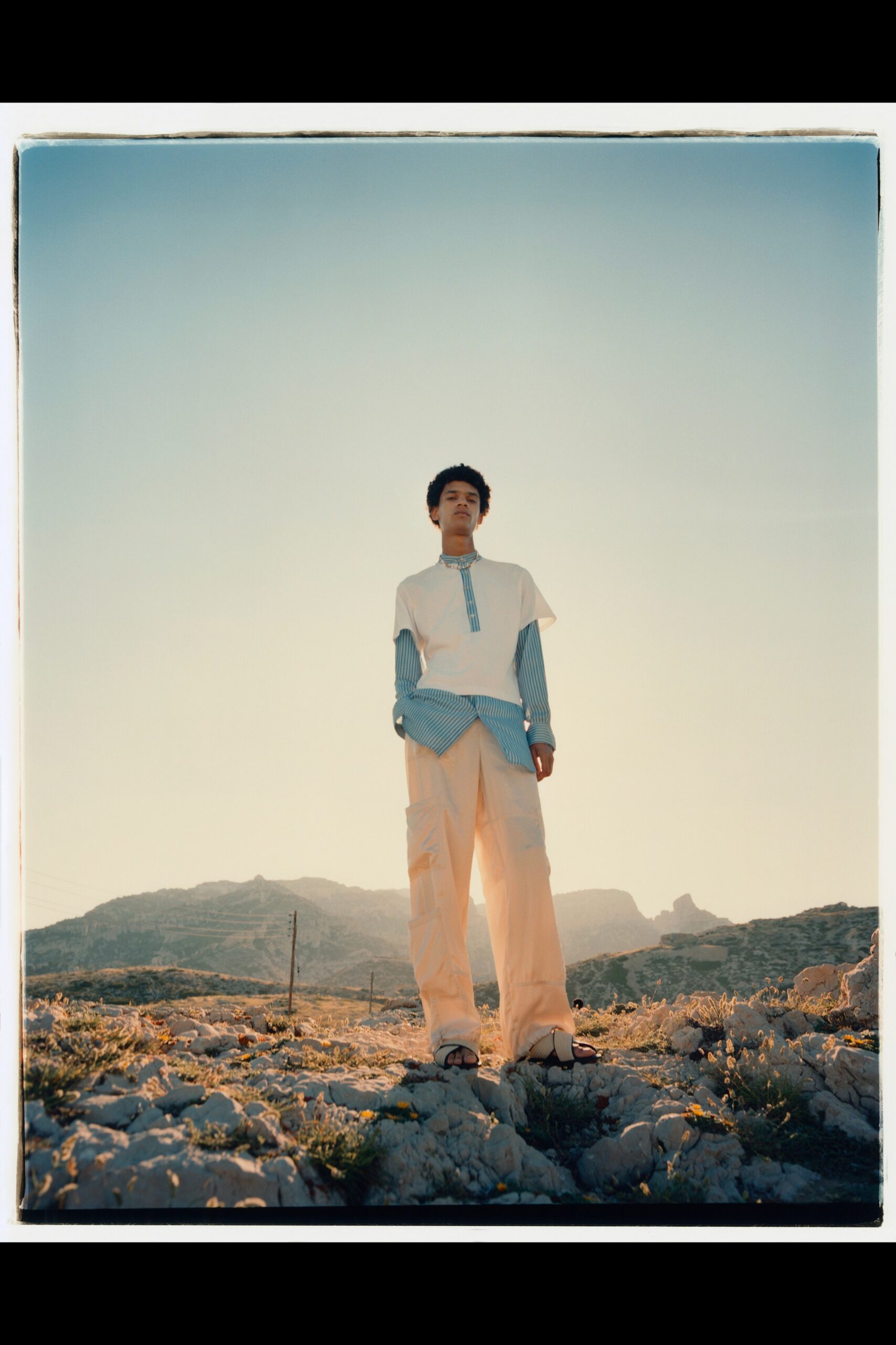 Wales Bonner S/S 22 Menswear Look 14