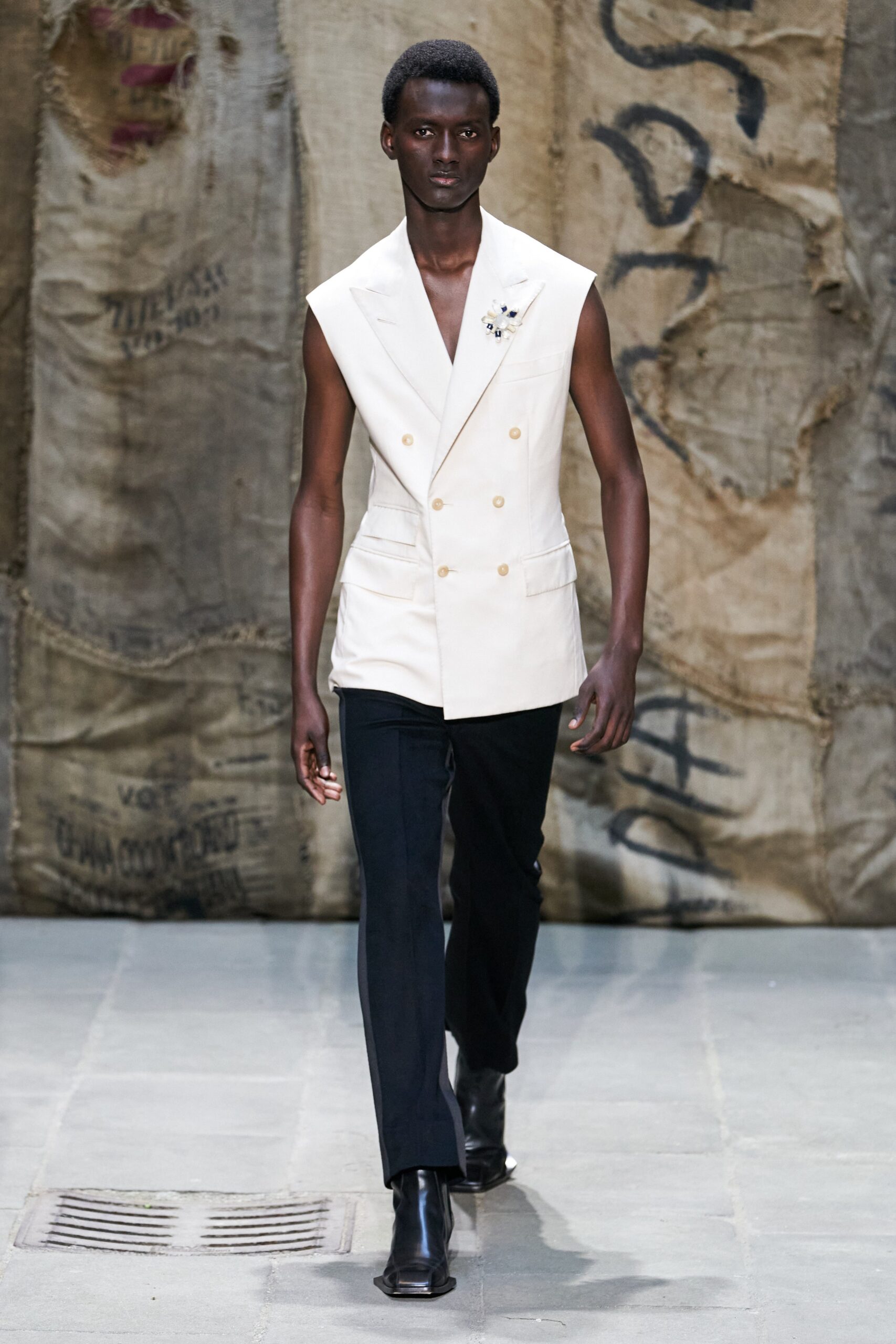 Wales Bonner S/S 23 Menswear Look 15