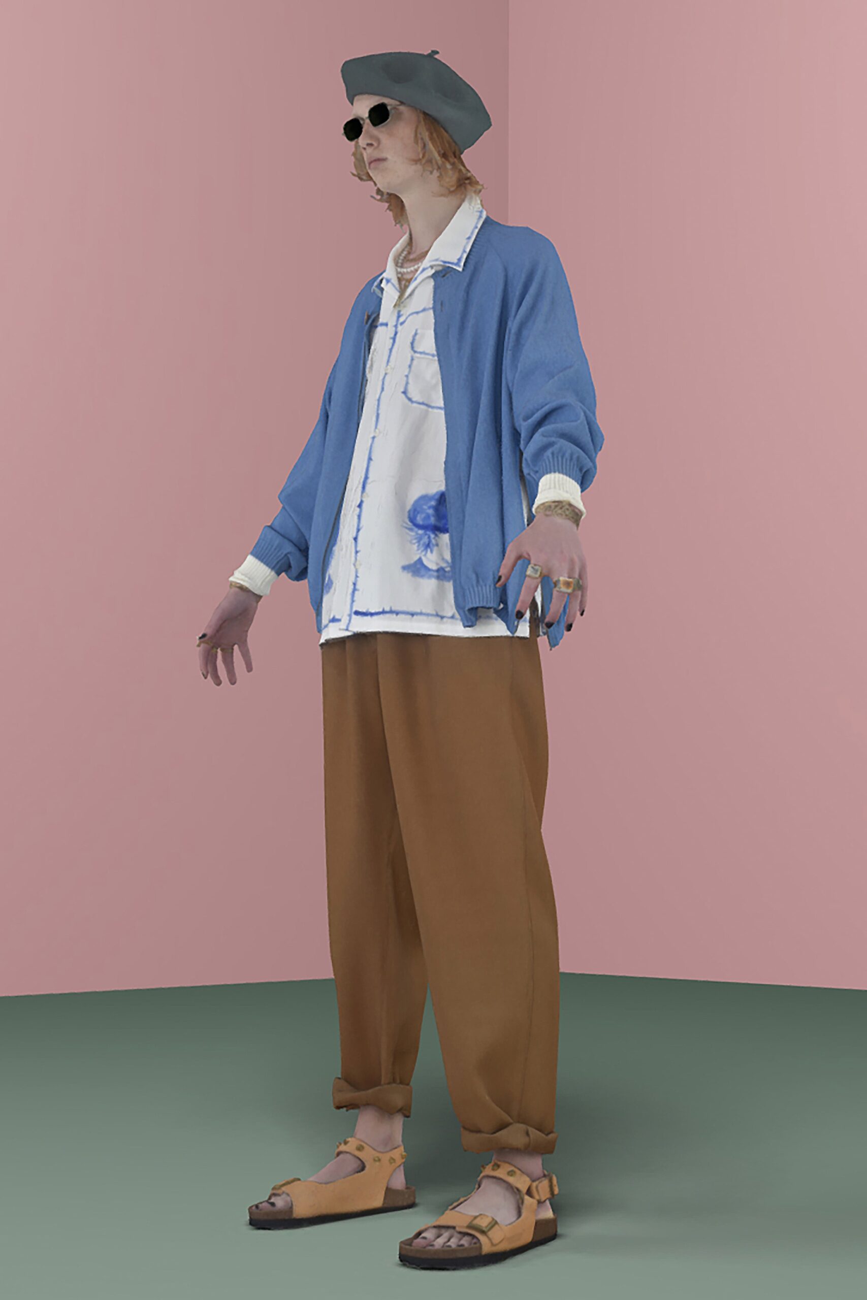 Undercover S/S 21 Menswear Look 17
