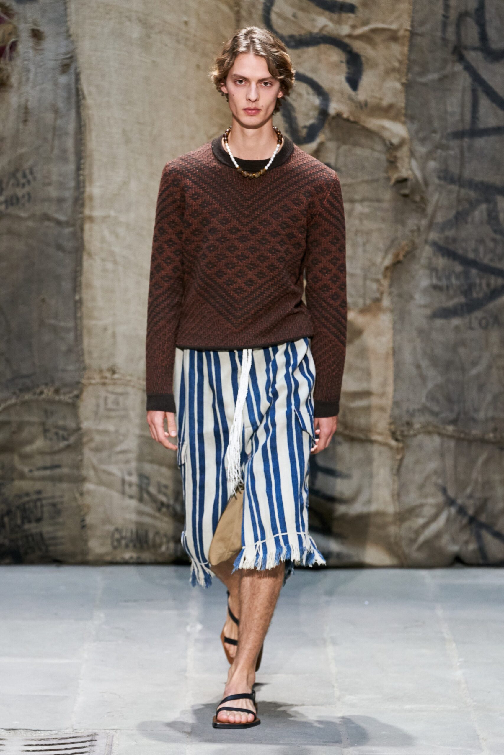 Wales Bonner S/S 23 Menswear Look 23