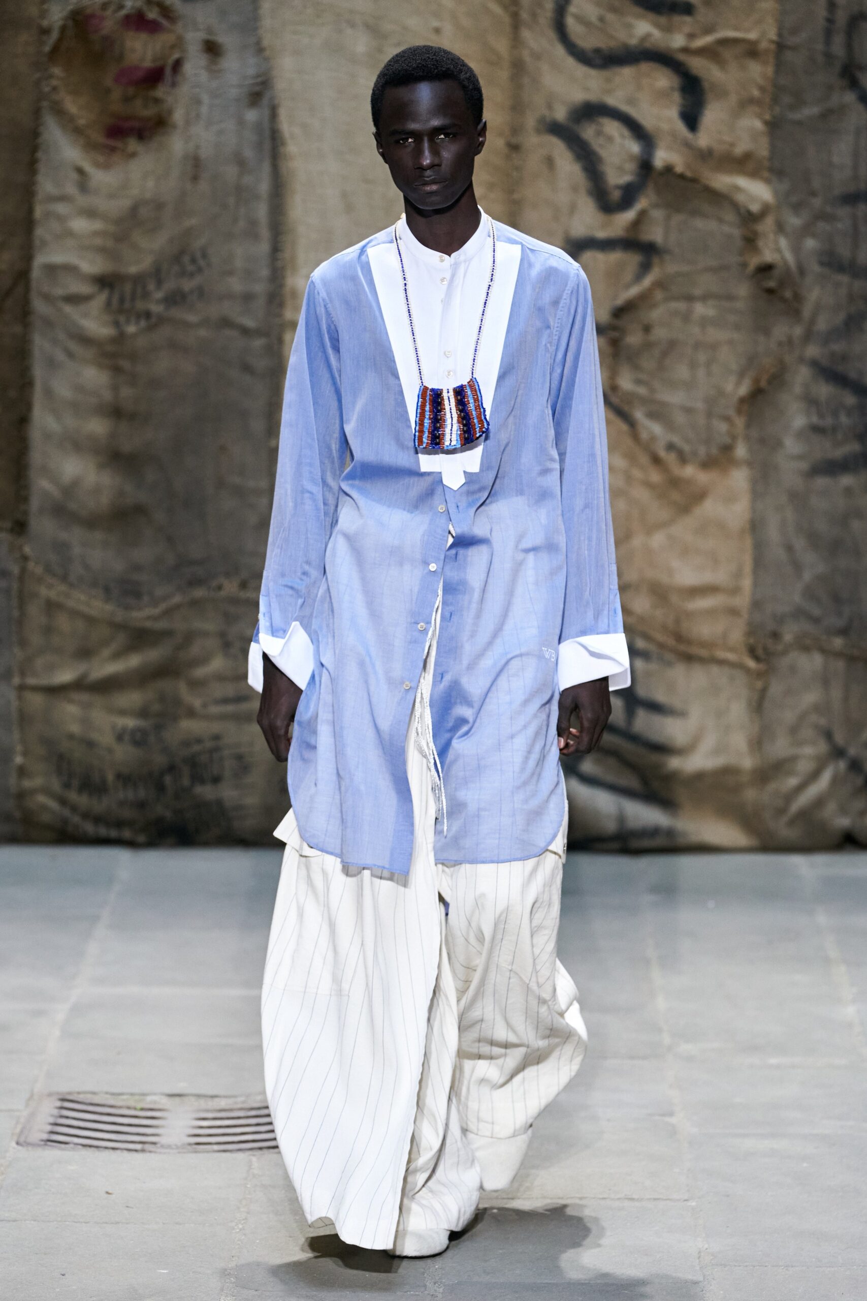 Wales Bonner S/S 23 Menswear Look 36